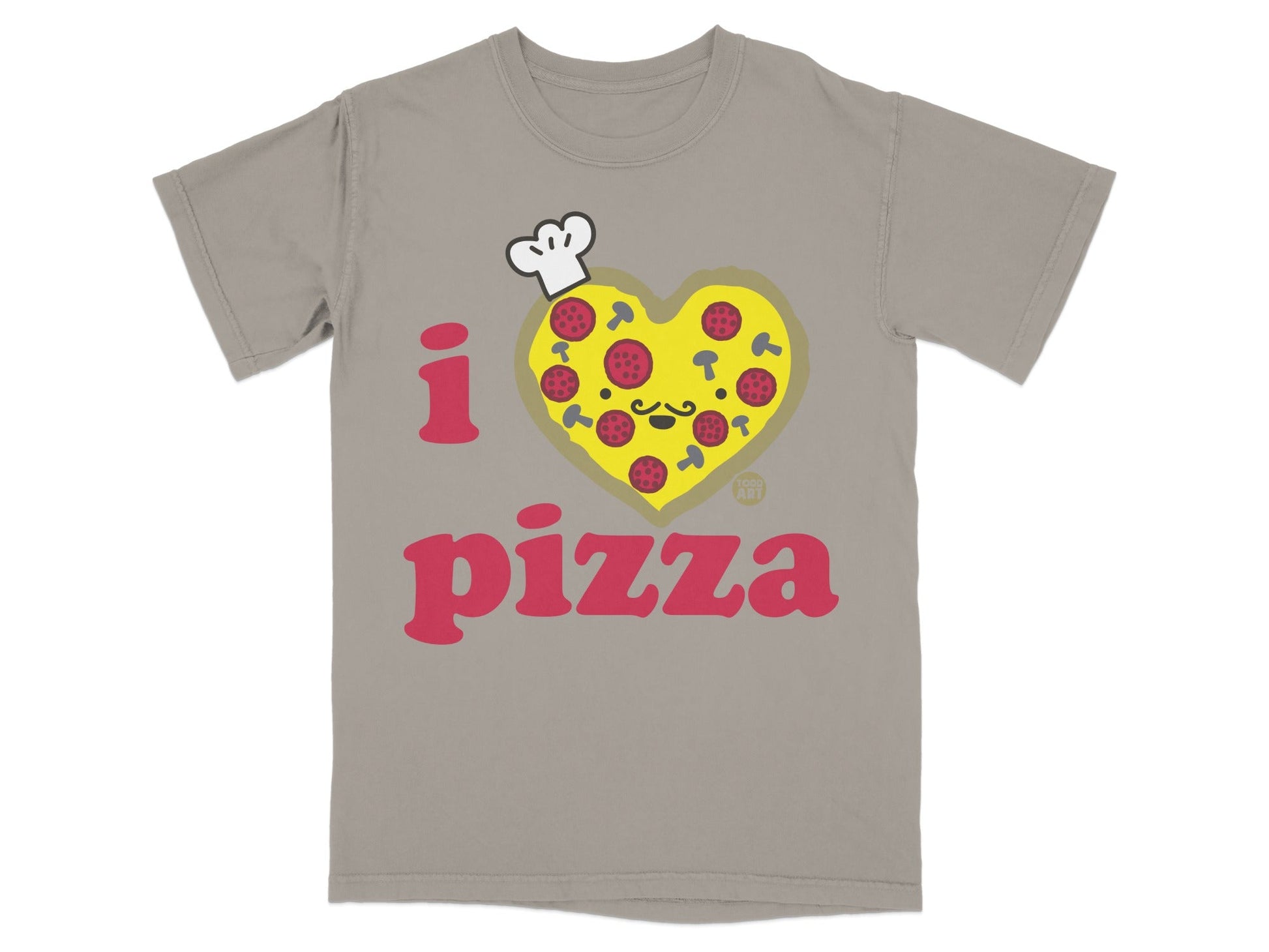 I Love Pizza Heart Graphic T-Shirt Fun Foodie Shirt