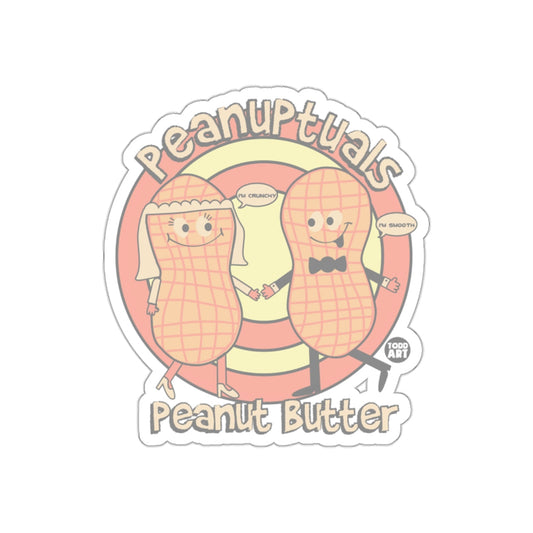 Peanuptuals Peanut Butter Cartoon Sticker