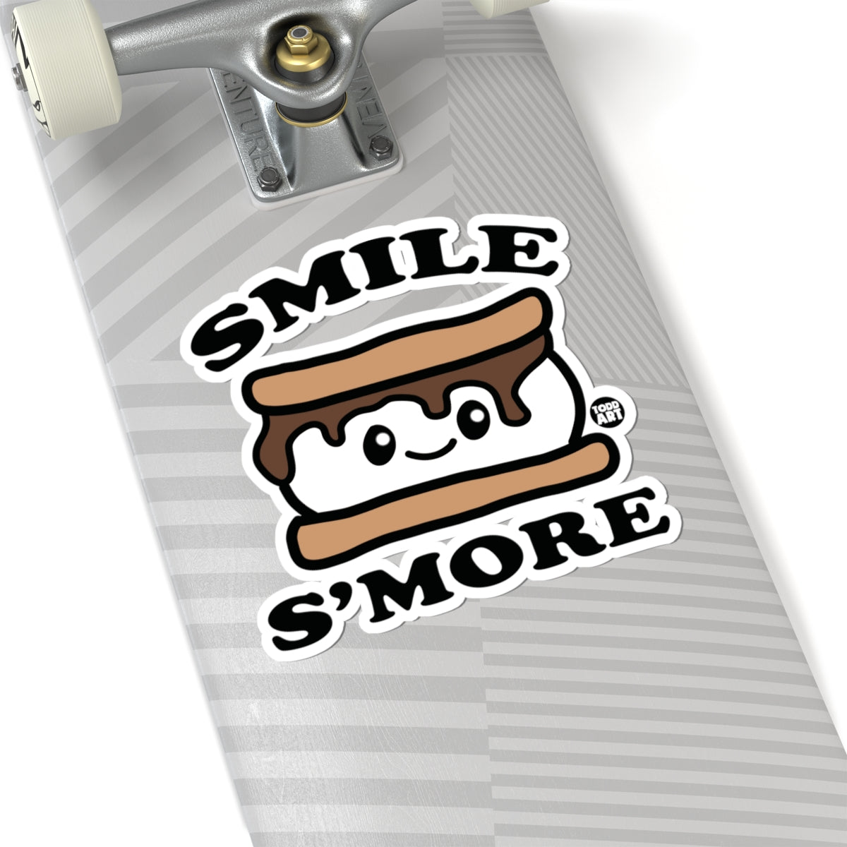 Smile S'moreTodd Art Sticker