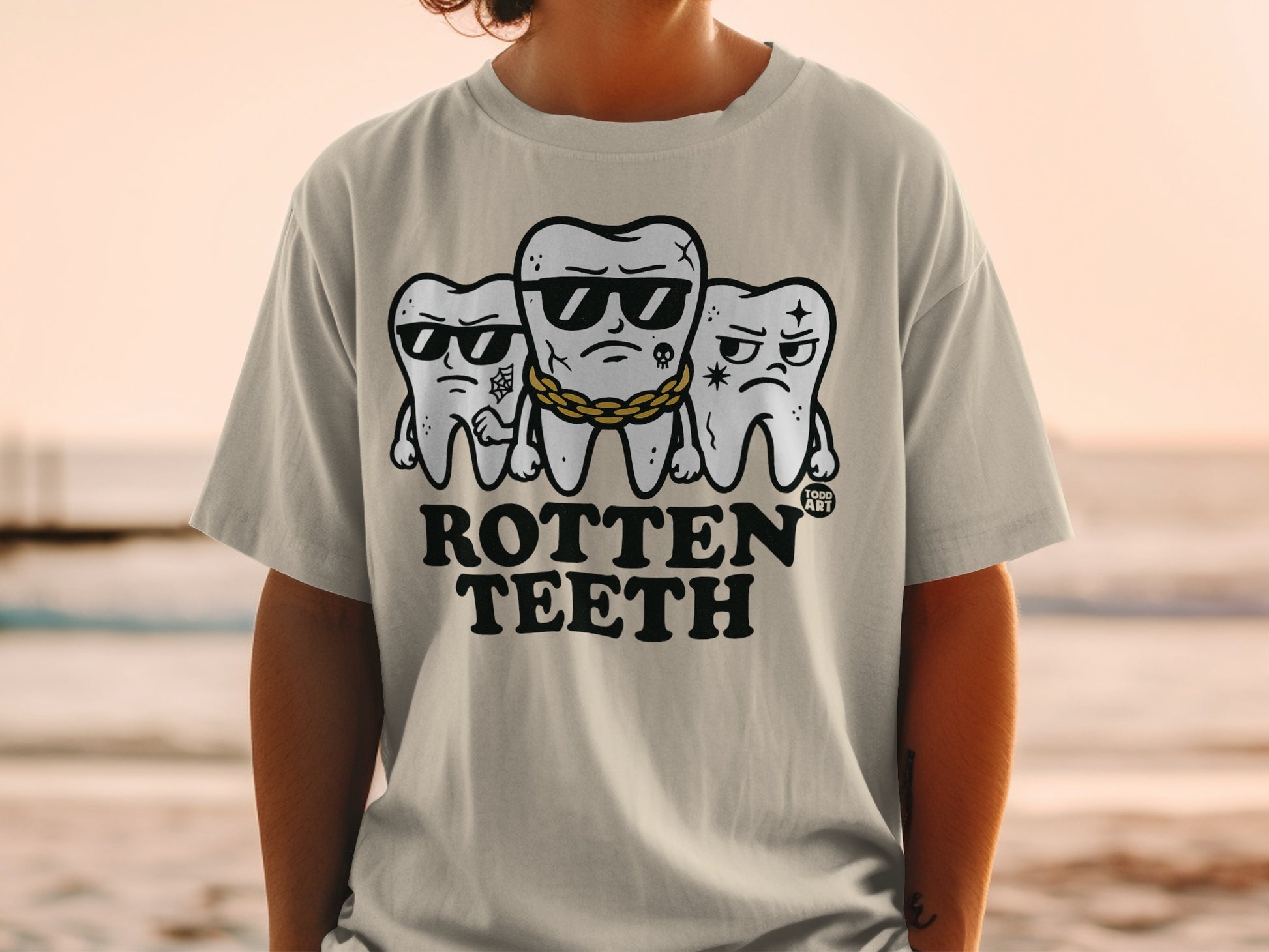 Rotten Teeth Gang Cool Grumpy Angry Teeth product type