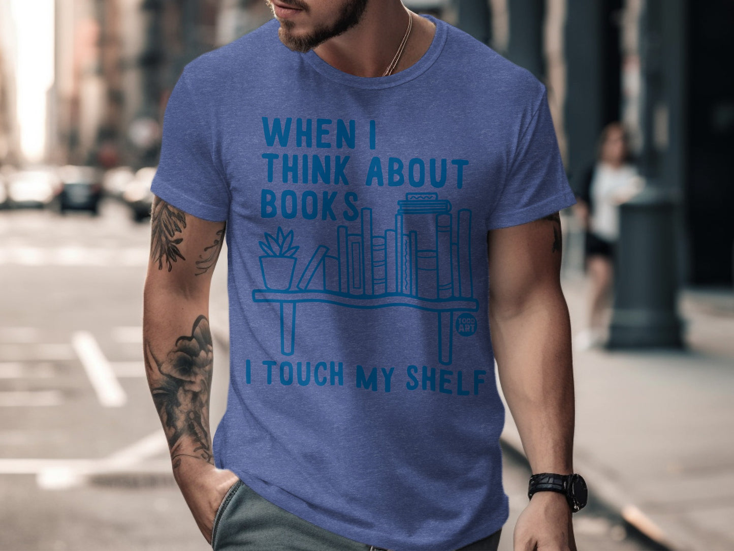 When I Think About Books I Touch My Shelf product type