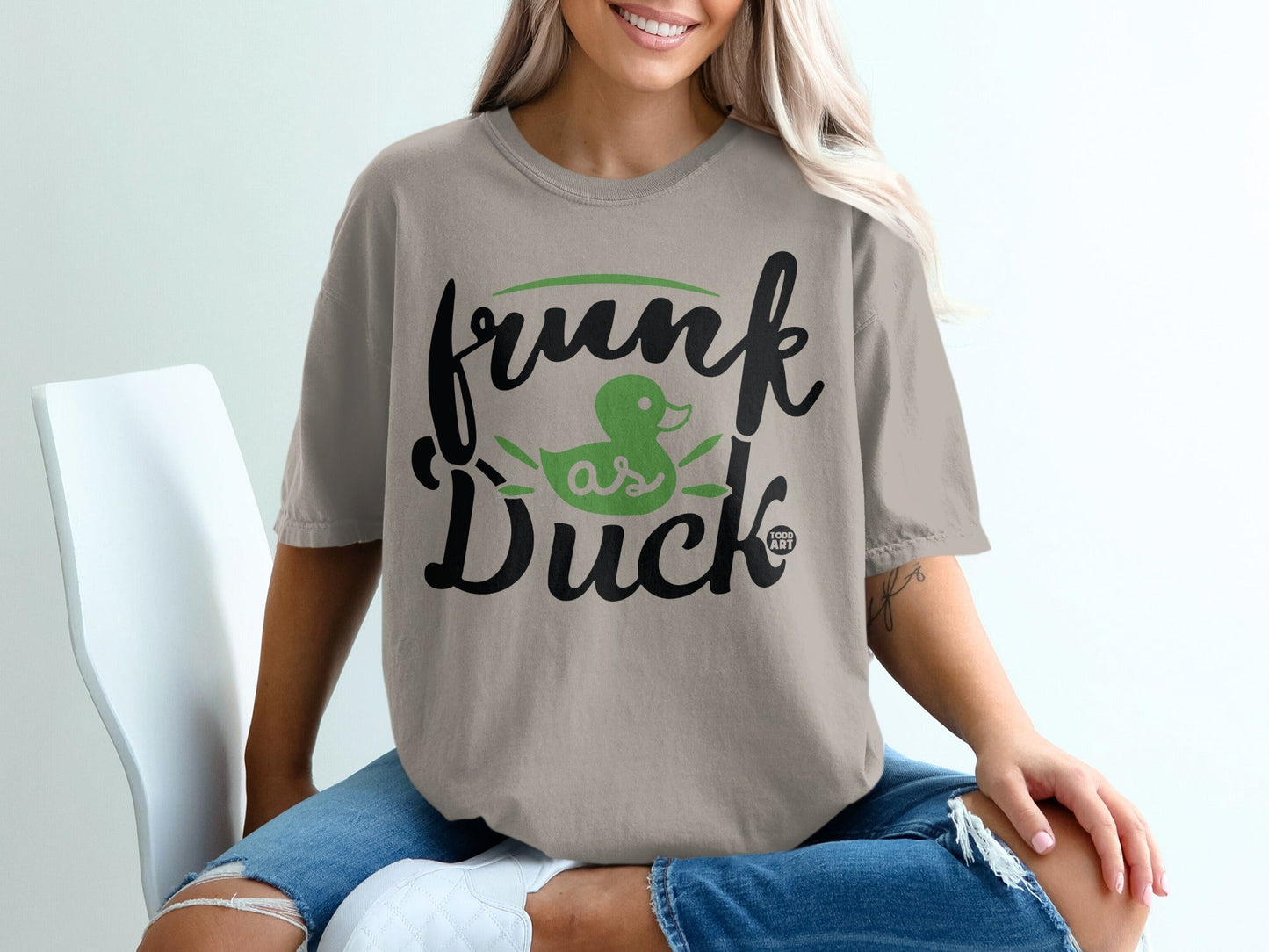 Funk as Duck Graphic Tee Shirt for Casual Wear