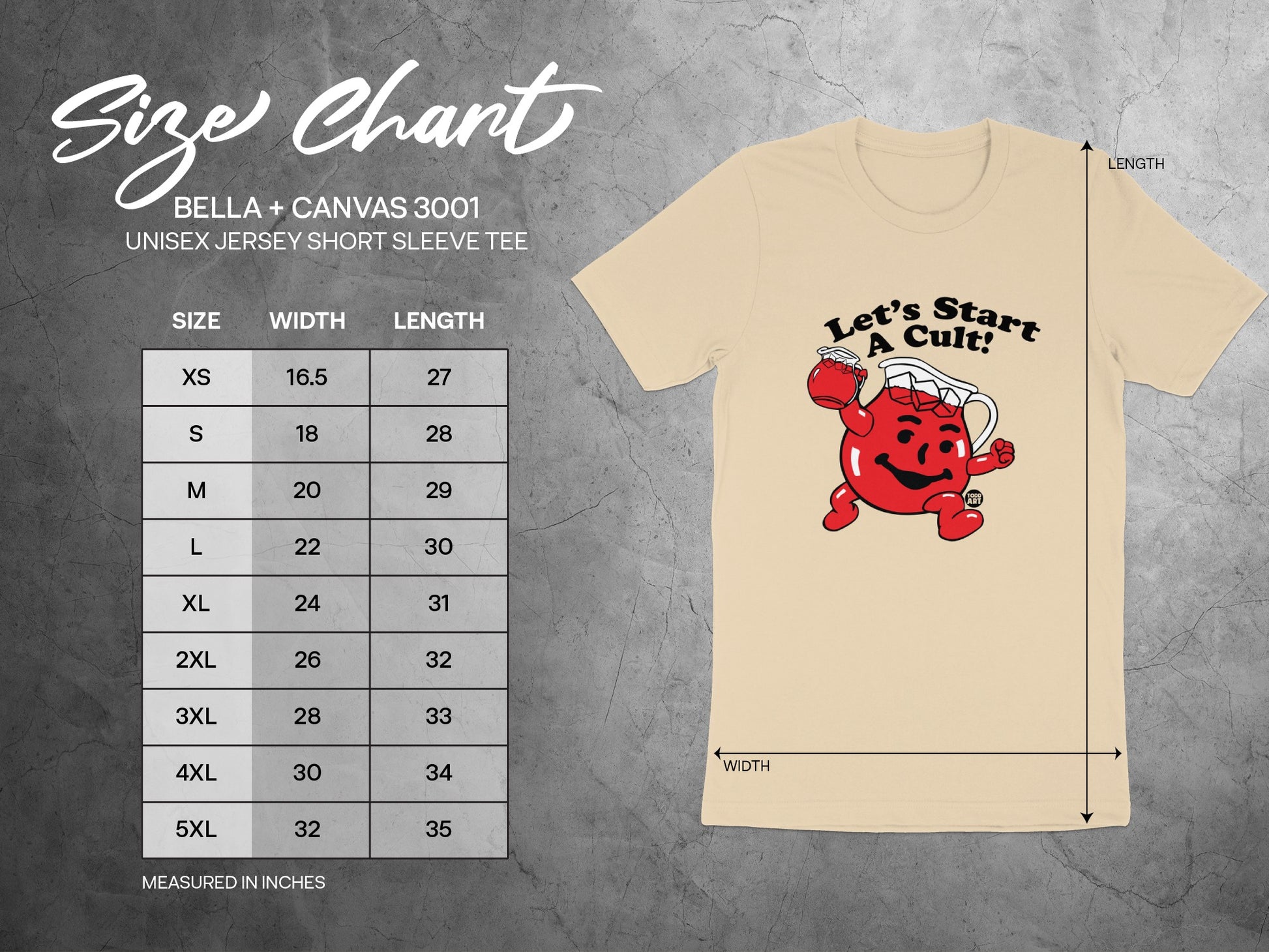 Let's Start A Cult Unisex Jersey Short Sleeve Tee