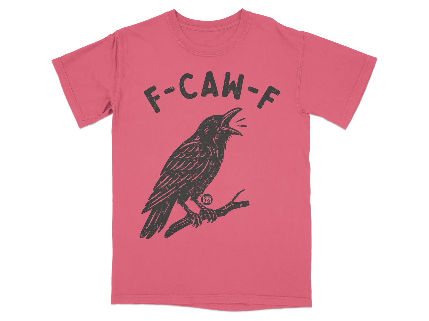 F-CAW-F Crow Graphic Printed T-shirt