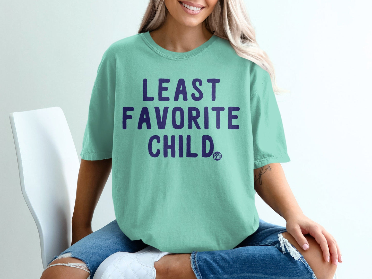 Least Favorite Child Funny Printed T-Shirt