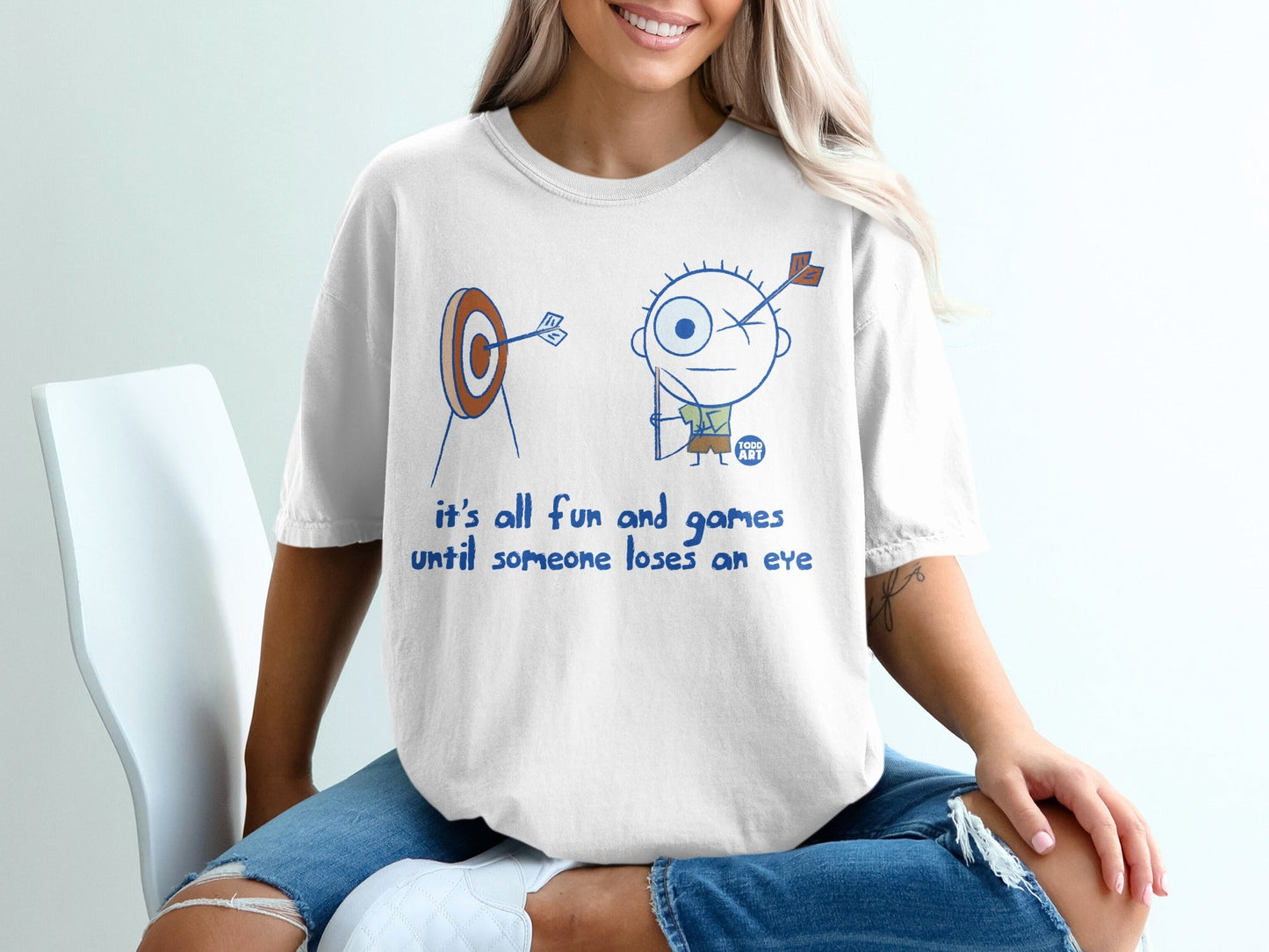 It's All Fun and Games Until Someone Loses an Eye Shirt