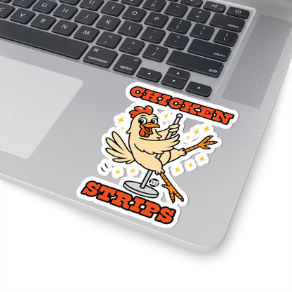 Dancing ChickenTodd Art Sticker