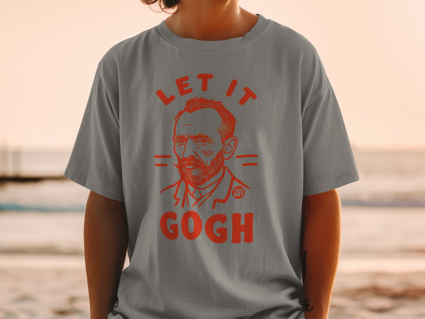 Let It Gogh Vincent Van Gogh Art Illustration t-shirt