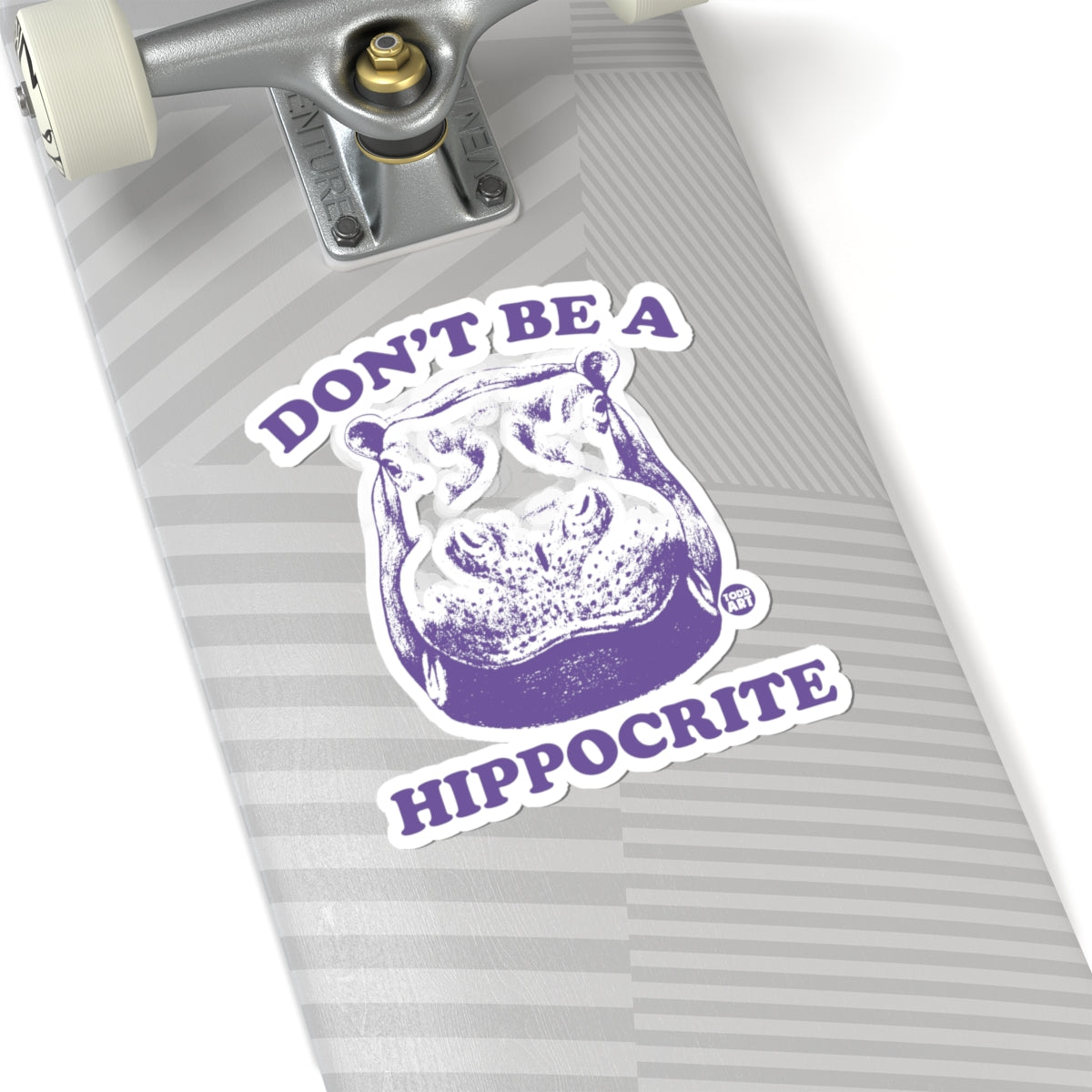 Hippocrite WarningTodd Art Sticker