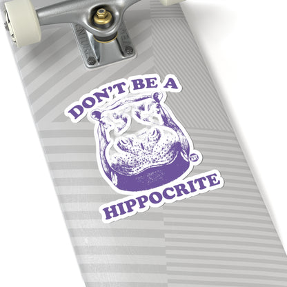 Hippocrite WarningTodd Art Sticker