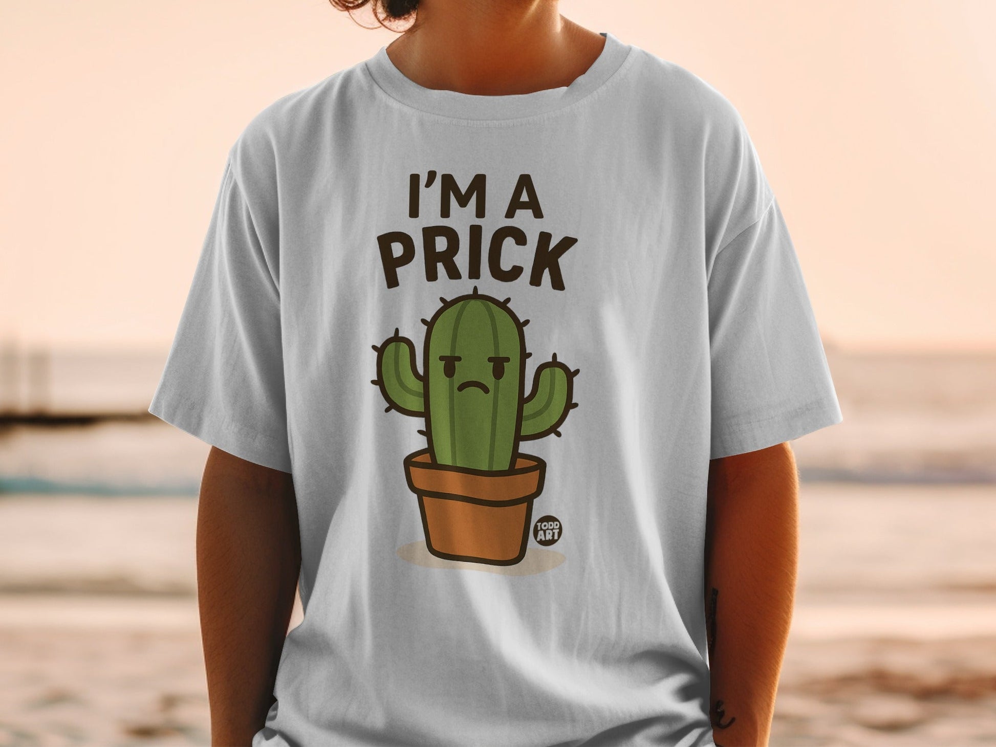 I'm a Prick Funny Cactus Graphic T-Shirt