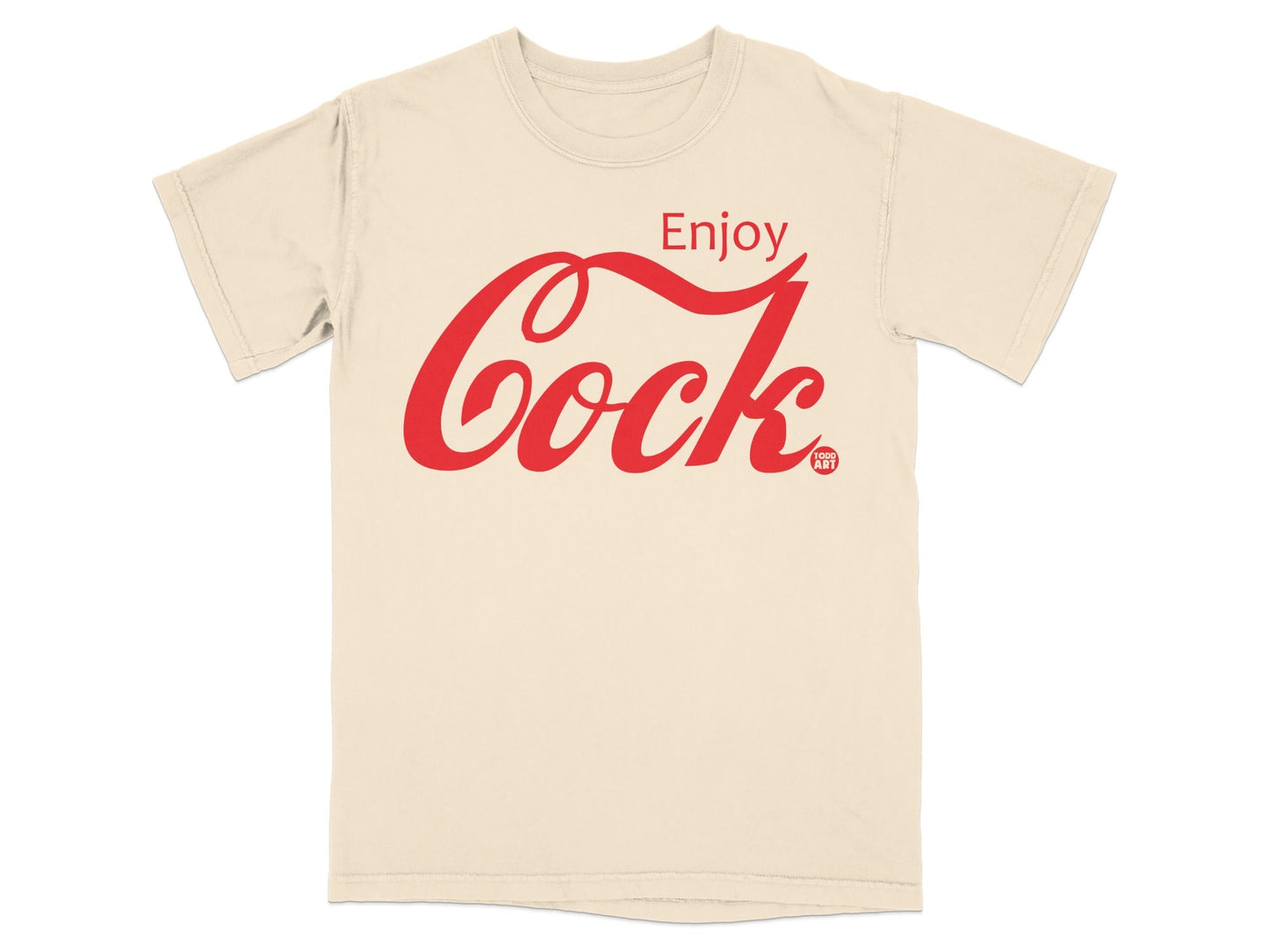 Enjoy Cock Graphic Tee Funny Shirt for Casual Wear