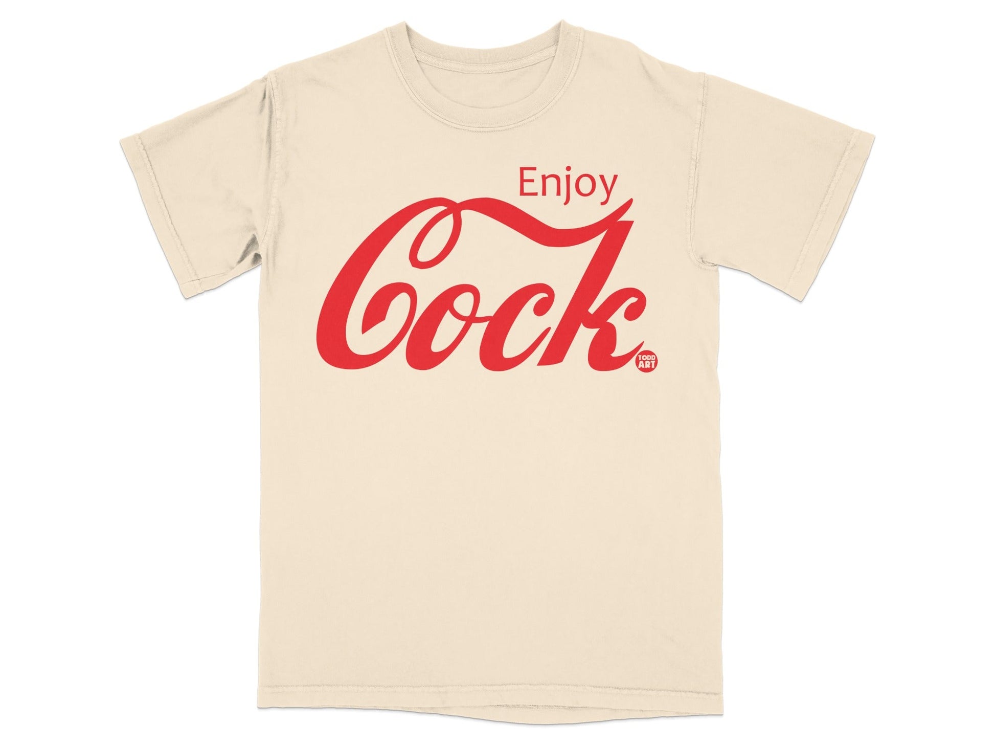 Enjoy Cock Graphic Tee Funny Shirt for Casual Wear