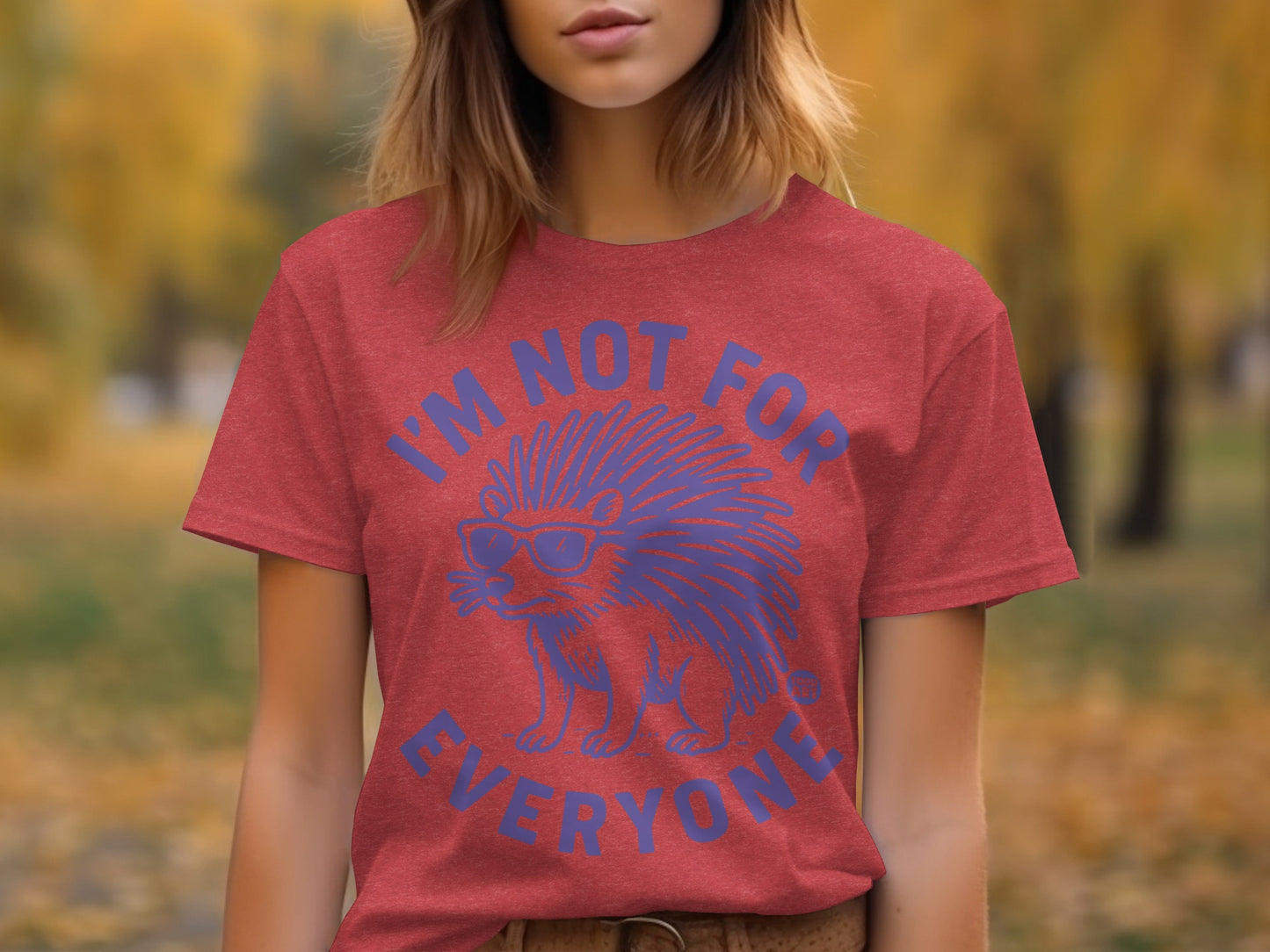 I'm Not For Everyone Porcupine Graphic T-Shirt