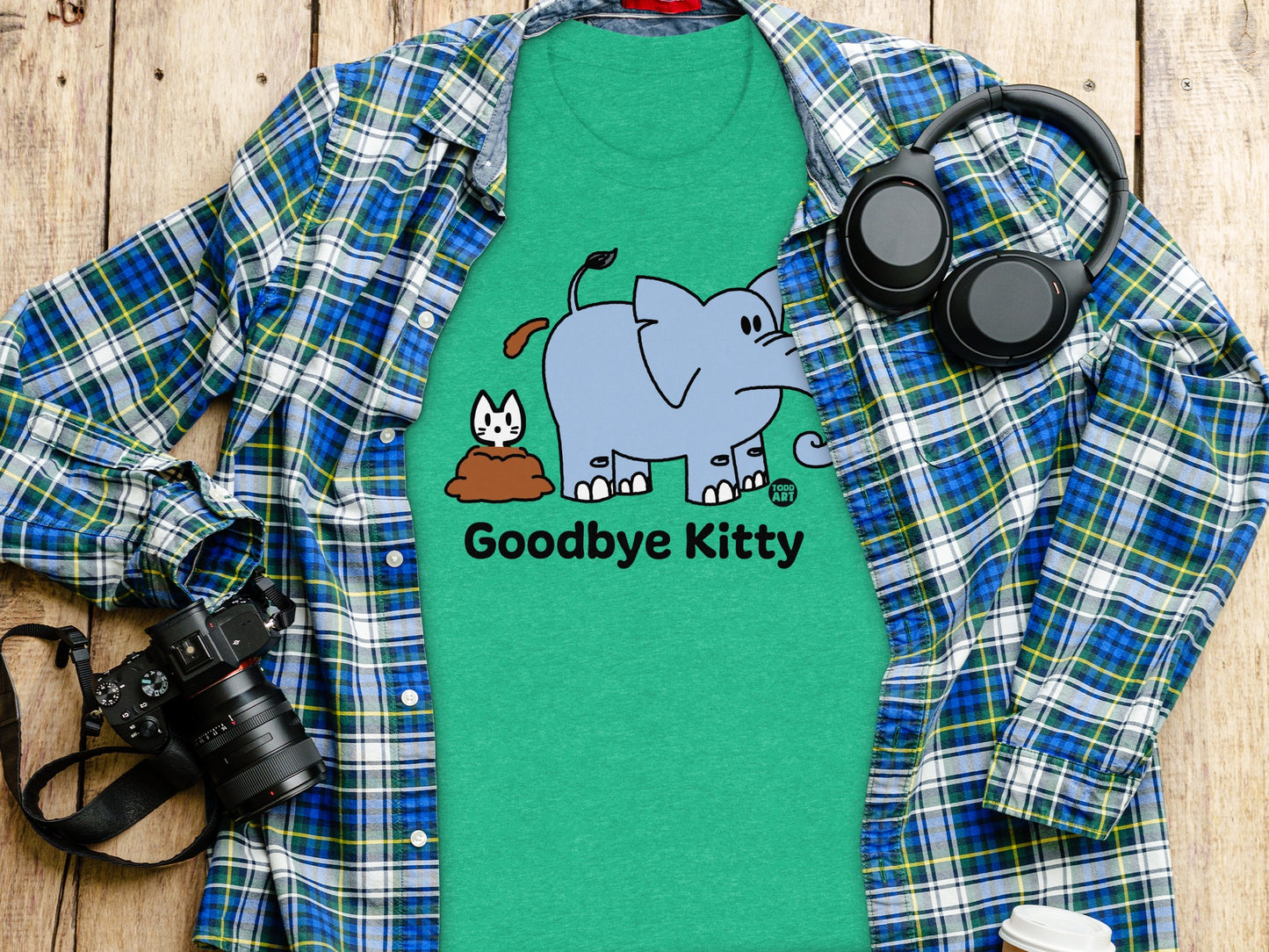 Goodbye Kitty Graphic T-Shirt Custom Design