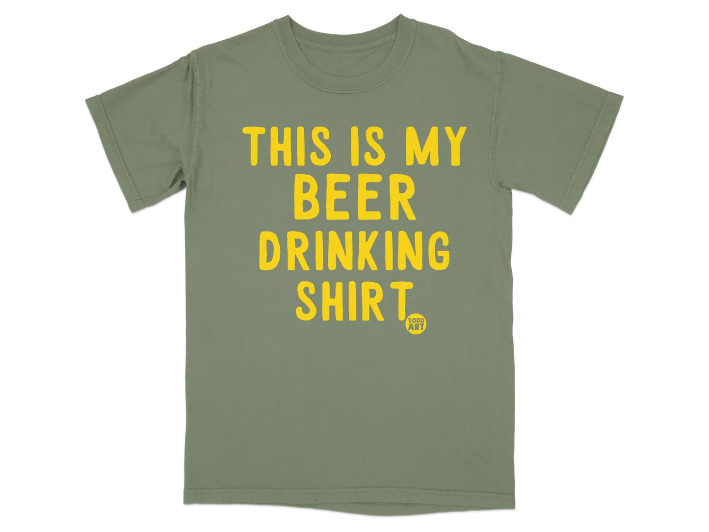 This Is My Beer Drinking Shirt funny t-shirt