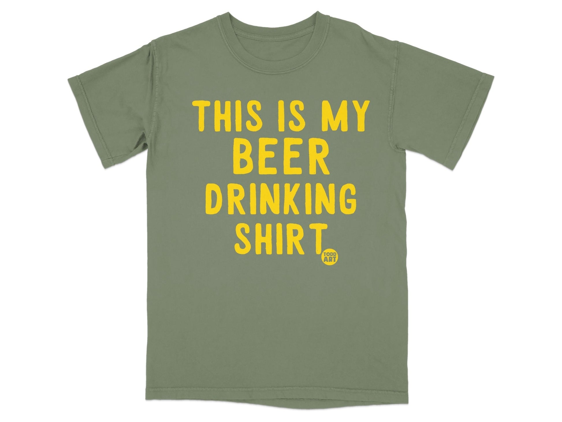 This Is My Beer Drinking Shirt funny t-shirt