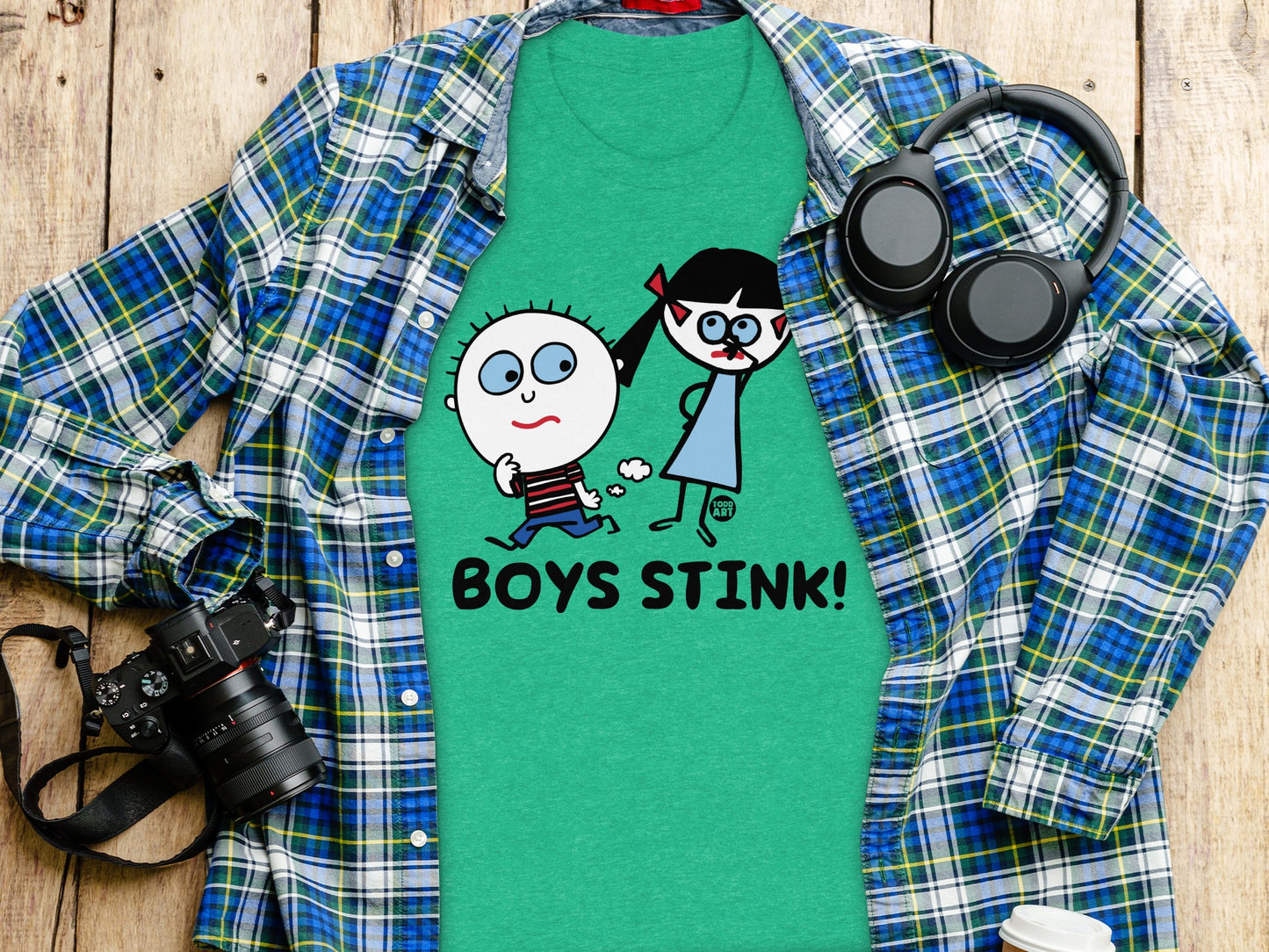 Funny Graphic T-Shirt Boys Stink Design for Casual Wear