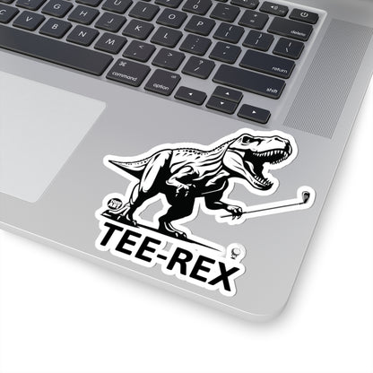Tee-Rex GolfingTodd Art Sticker