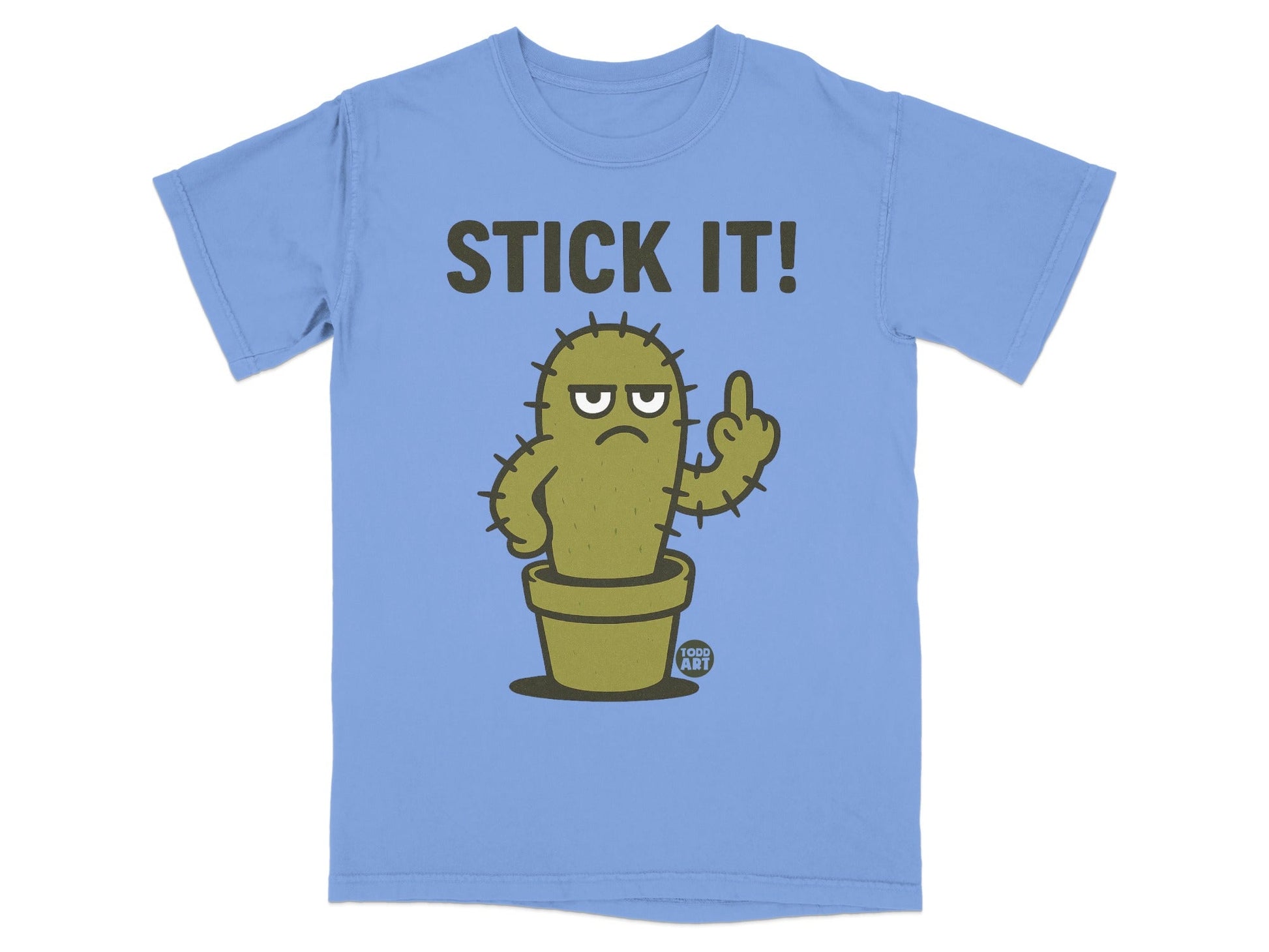 Stick It Angry Cactus T-shirt Fun Graphic Tee
