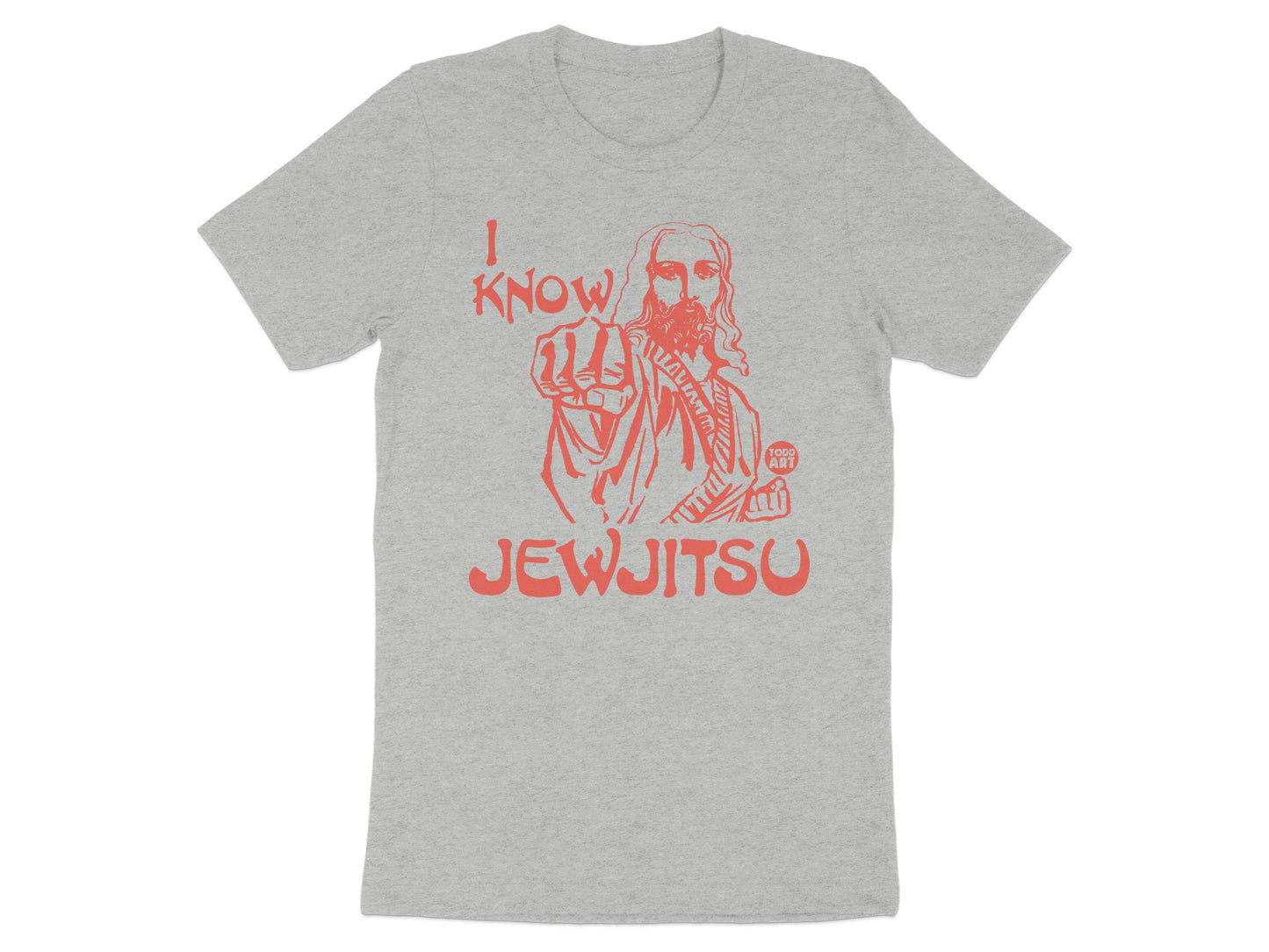 I Know Jewjitsu Graphic T-Shirt Funny Illustration product type