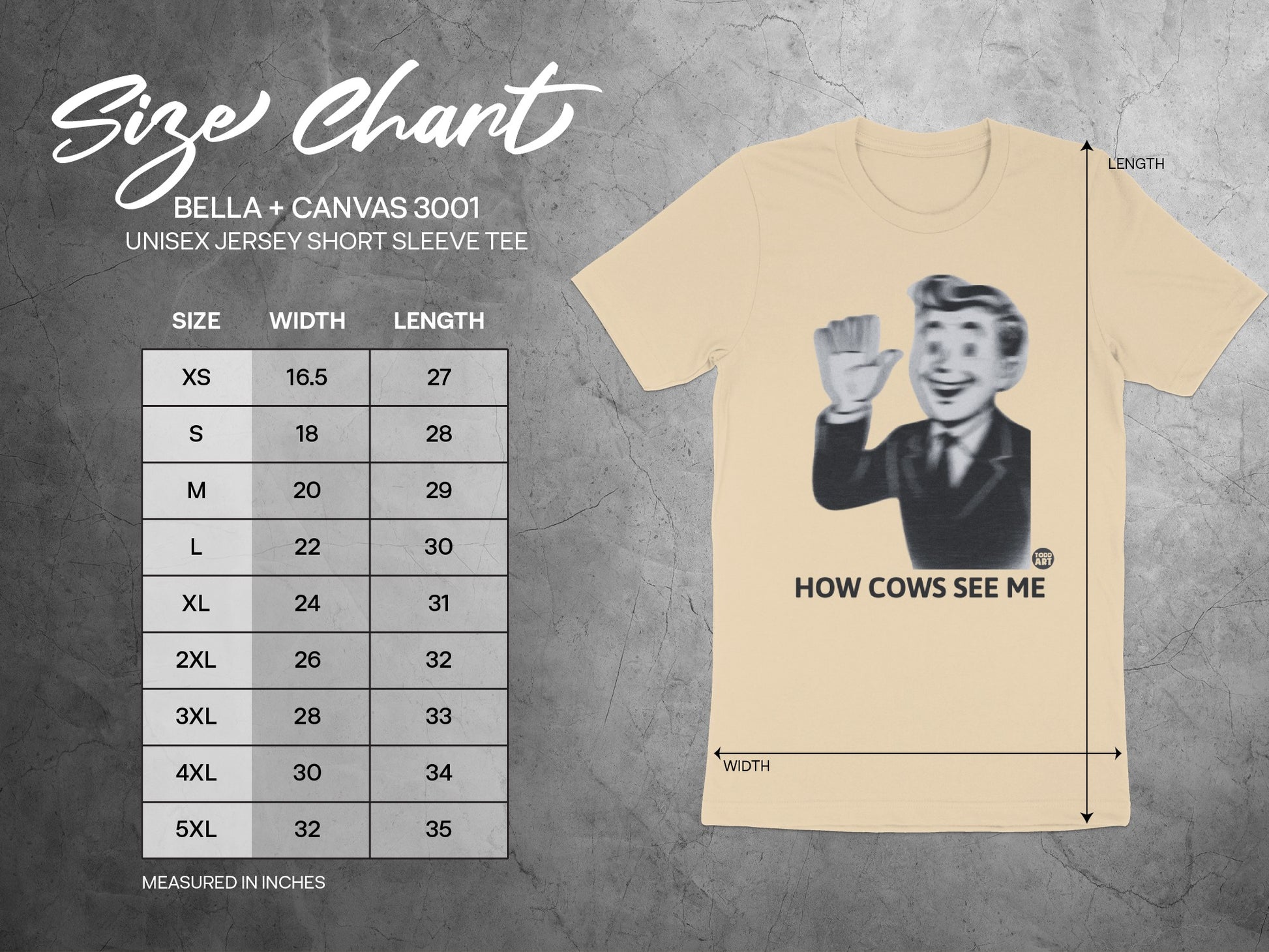 Funny 'HOW COWS SEE ME' Unisex Tee Shirt