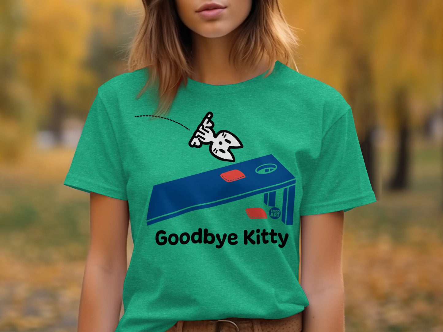 Goodbye Kitty Graphic T-Shirt for Unique Style