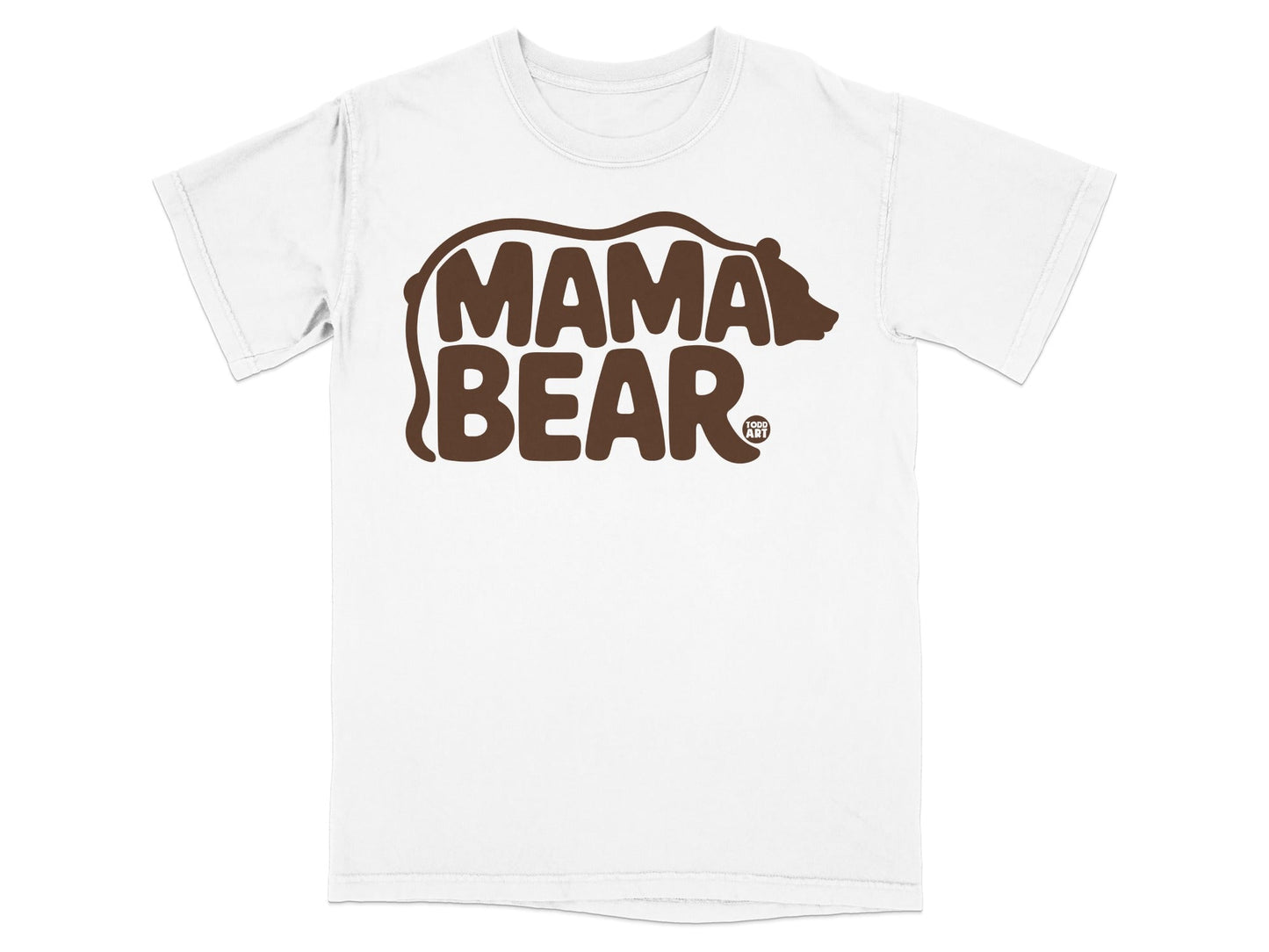 Mama Bear Graphic White T-Shirt Perfect Gift Tee