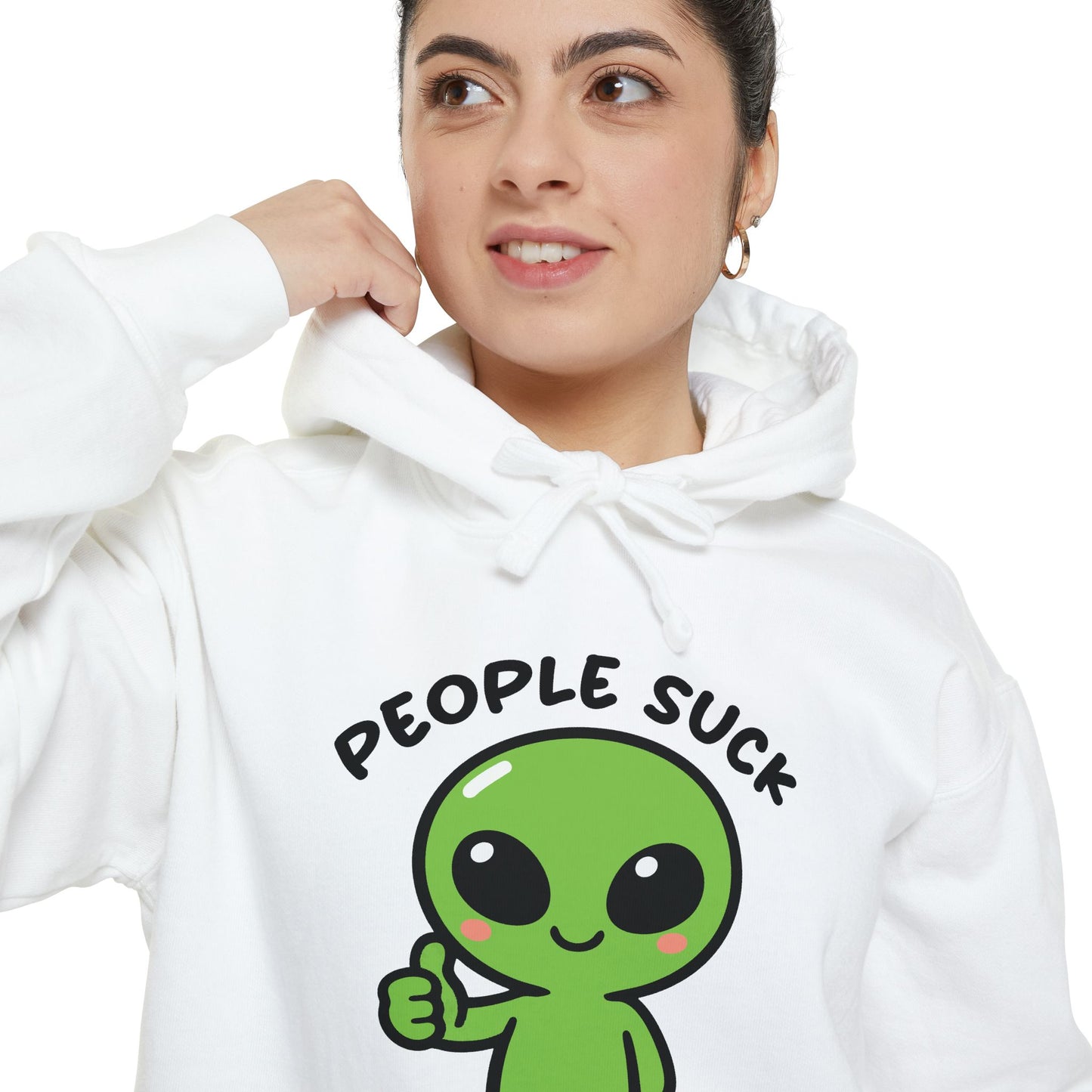 "People Suck"  Alien Hoodie