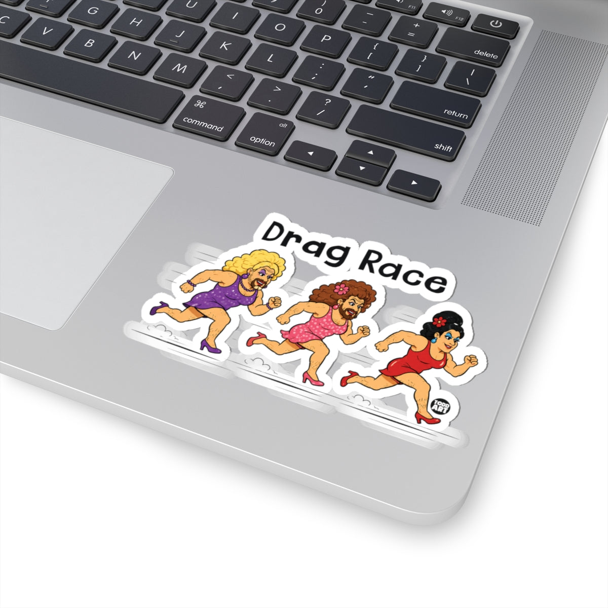 Drag RaceTodd Art Sticker