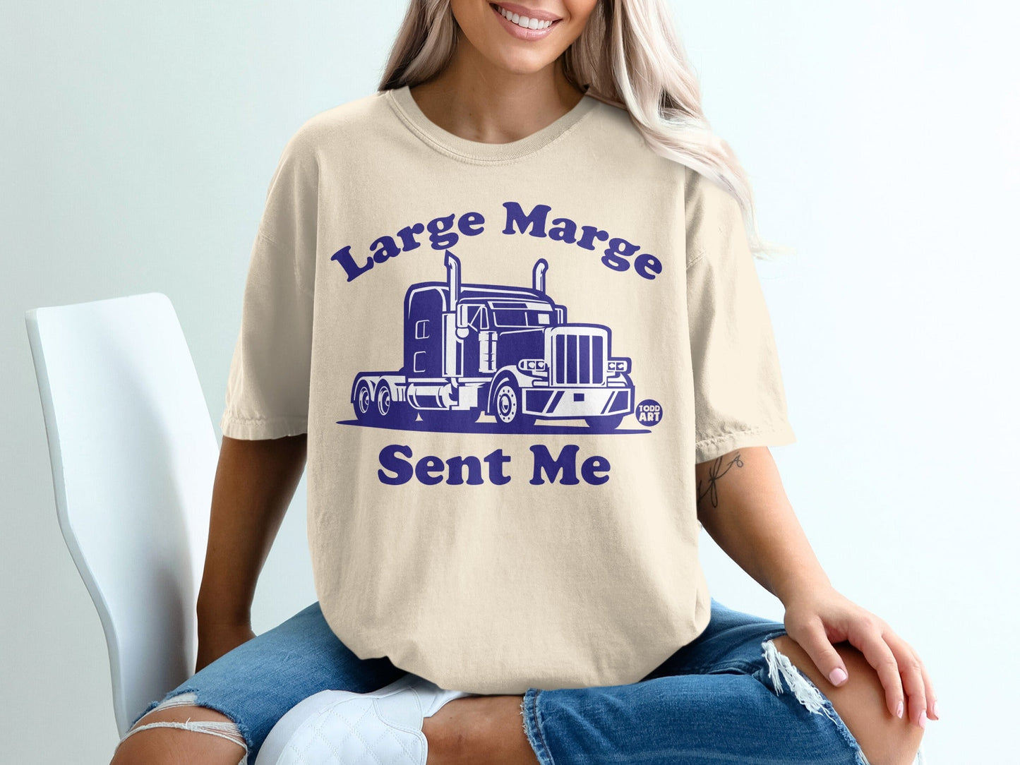 Large Marge Sent Me Graphic T-Shirt Fun Gift Idea