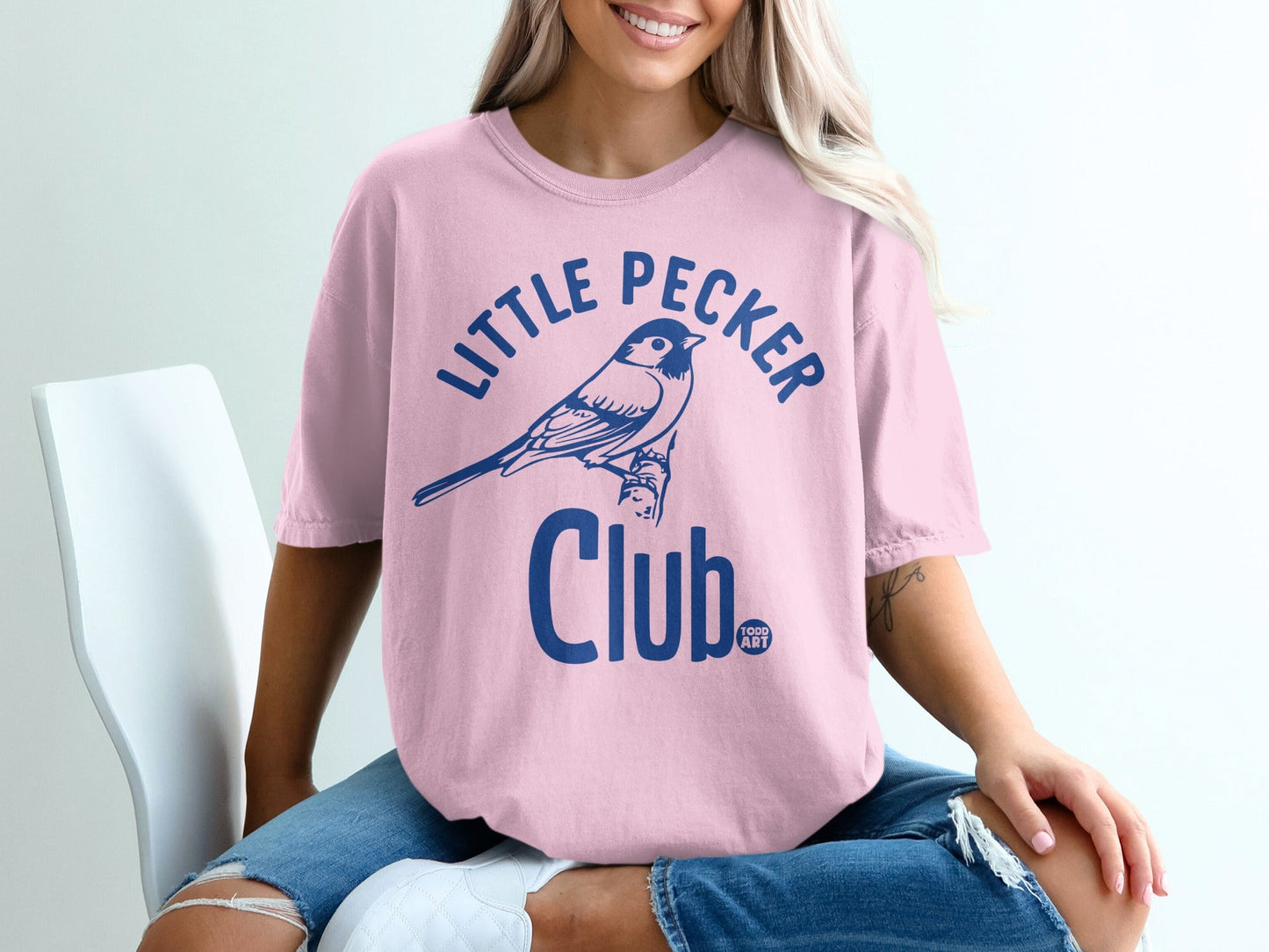Little Pecker Club Graphic Tee for Bird Lovers