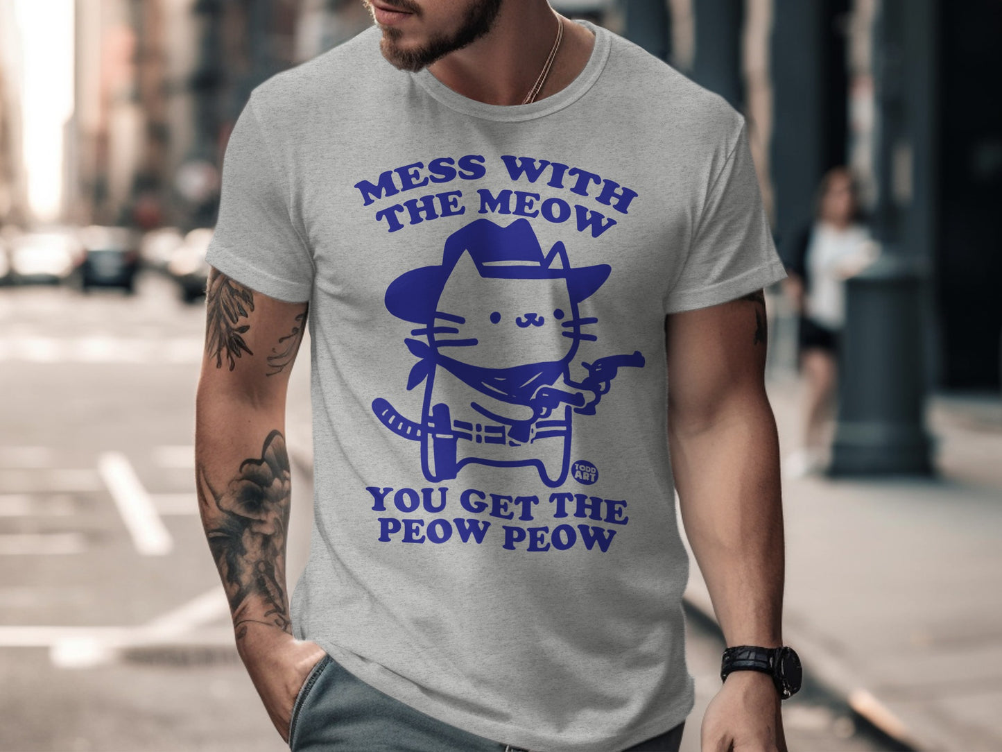 Mess With the Meow You Get the Peow Peow Shirt
