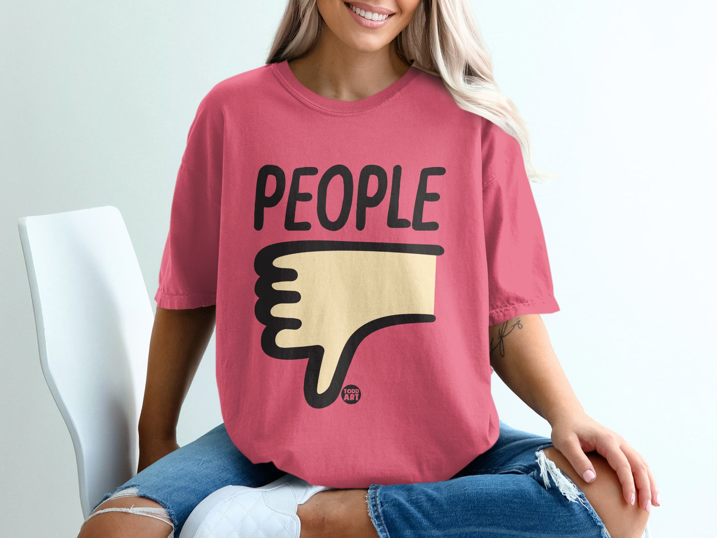 PEOPLE Thumbs Down TODD ART Design product type