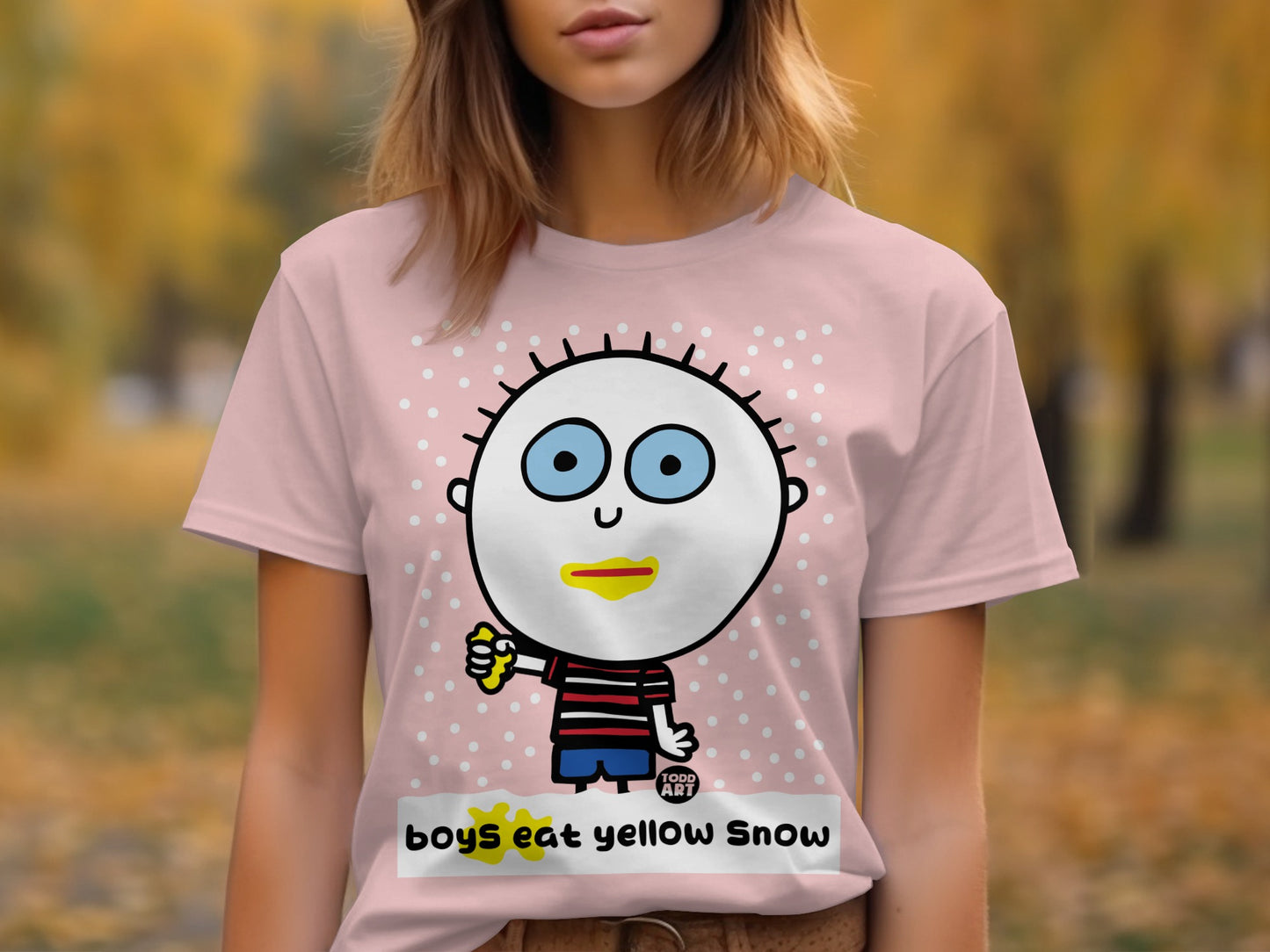 Boys Eat Yellow Snow Graphic T-Shirt
