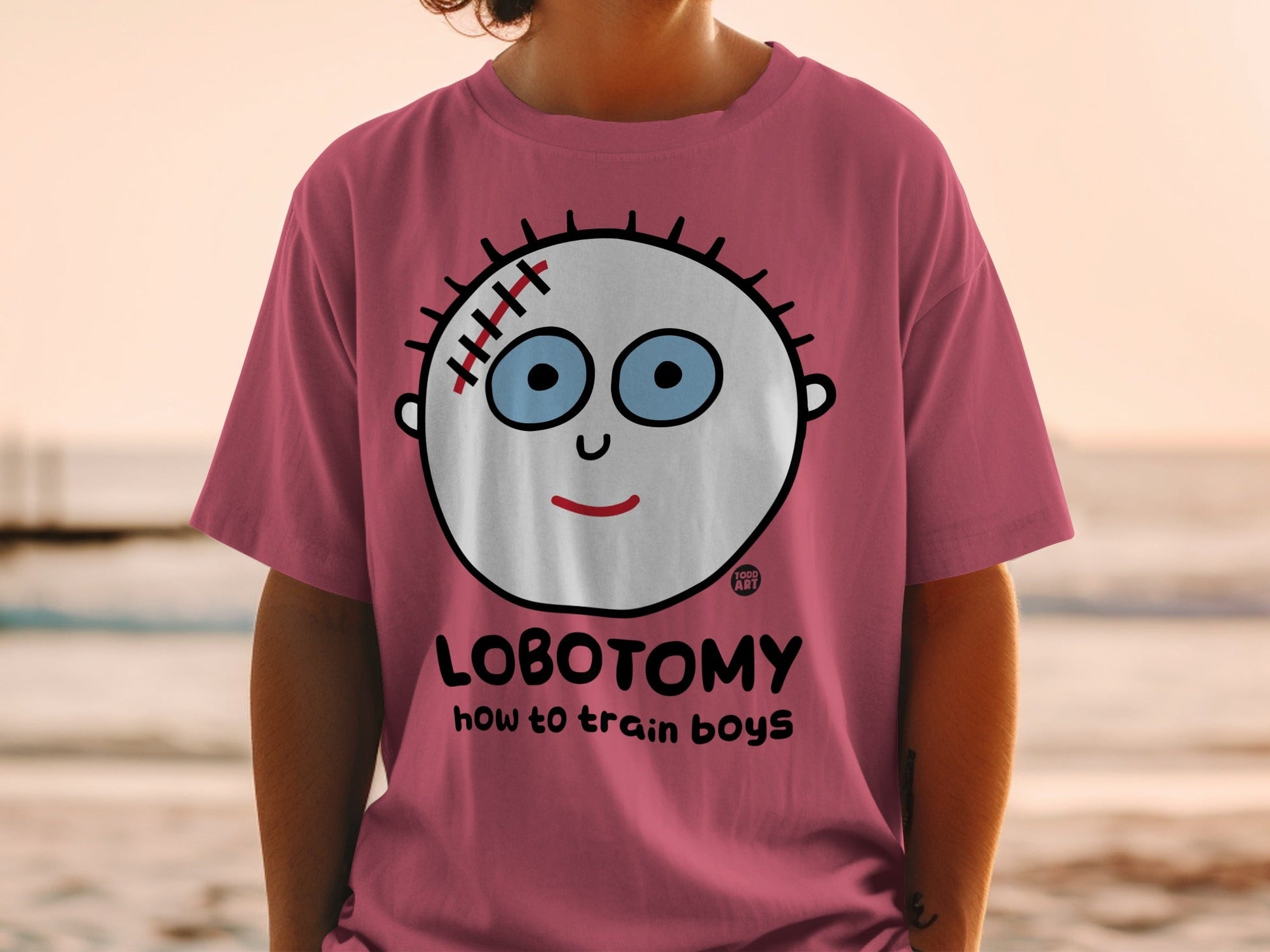 Lobotomy How to Train Boys Graphic T-Shirt
