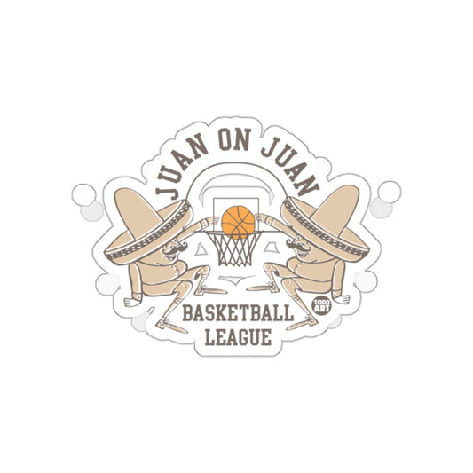 Juan On Juan Basketball League Funny Sports Design sticker