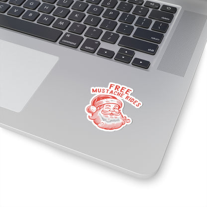 Free Mustache Rides Todd Art Sticker