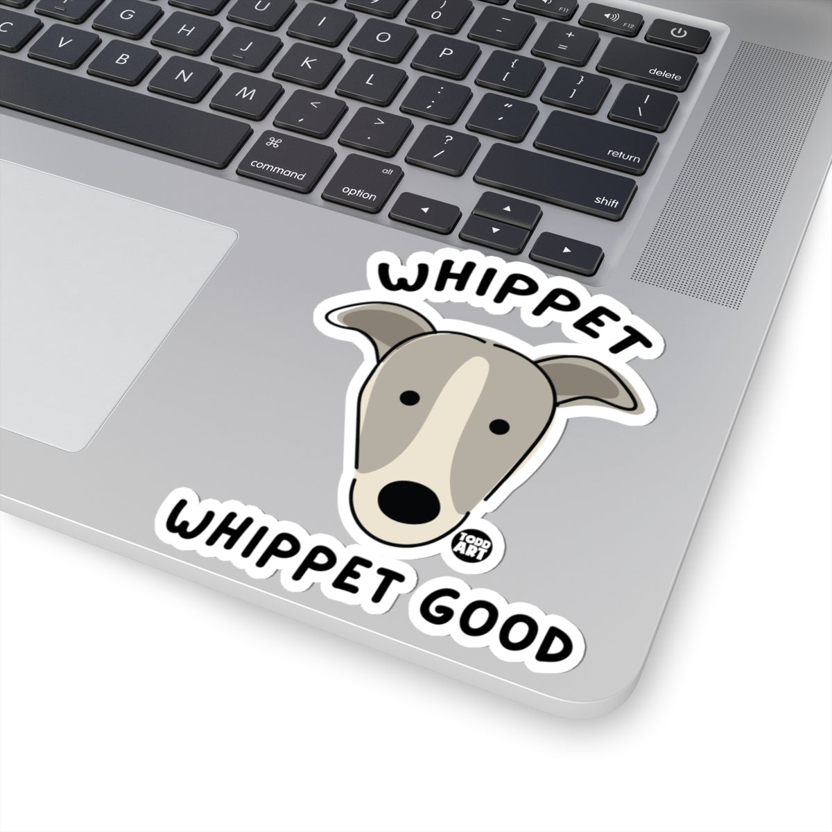Whippet GoodTodd Art Sticker