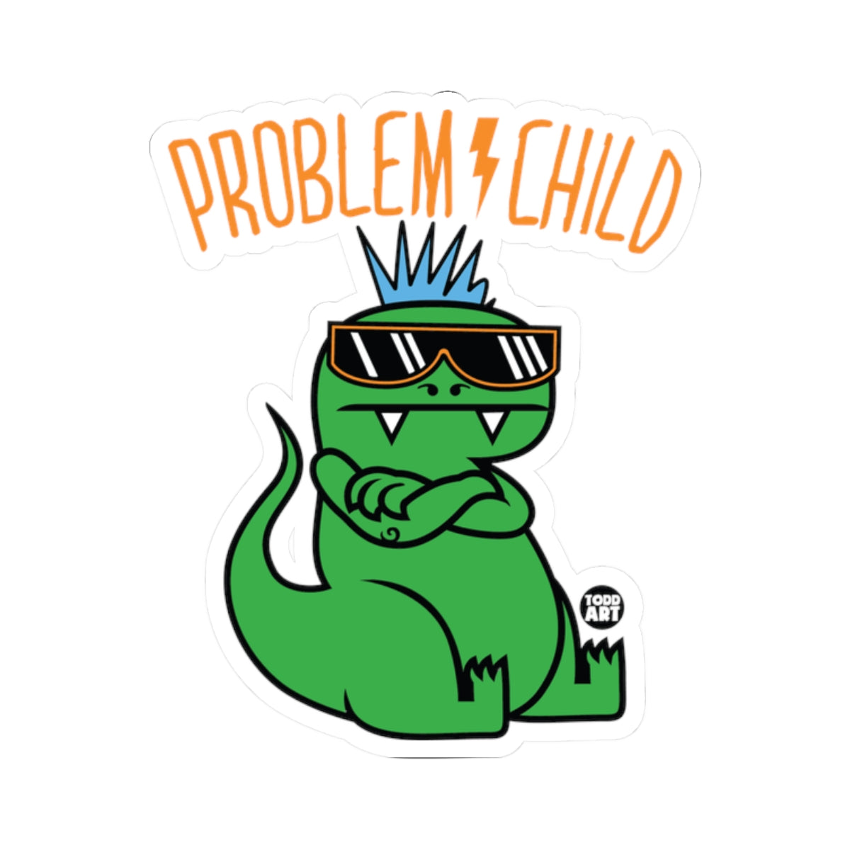 Problem ChildTodd Art Sticker