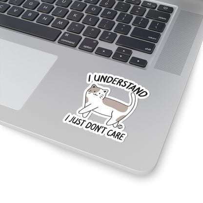 Unbothered FelineTodd Art Sticker