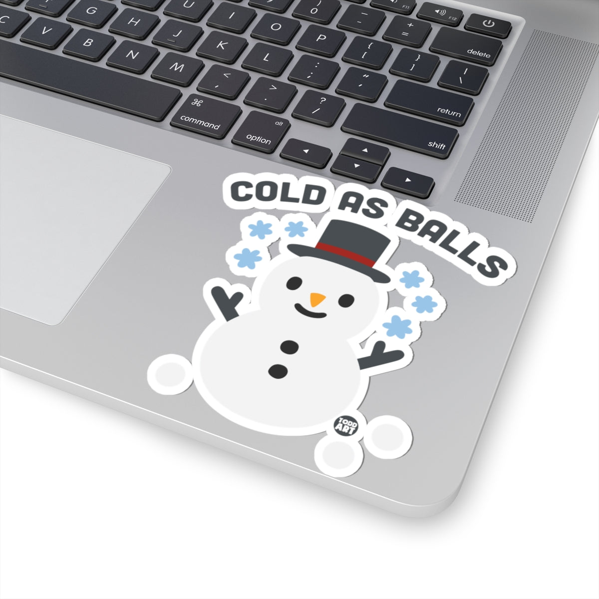 Frosty Friend Todd Art Sticker