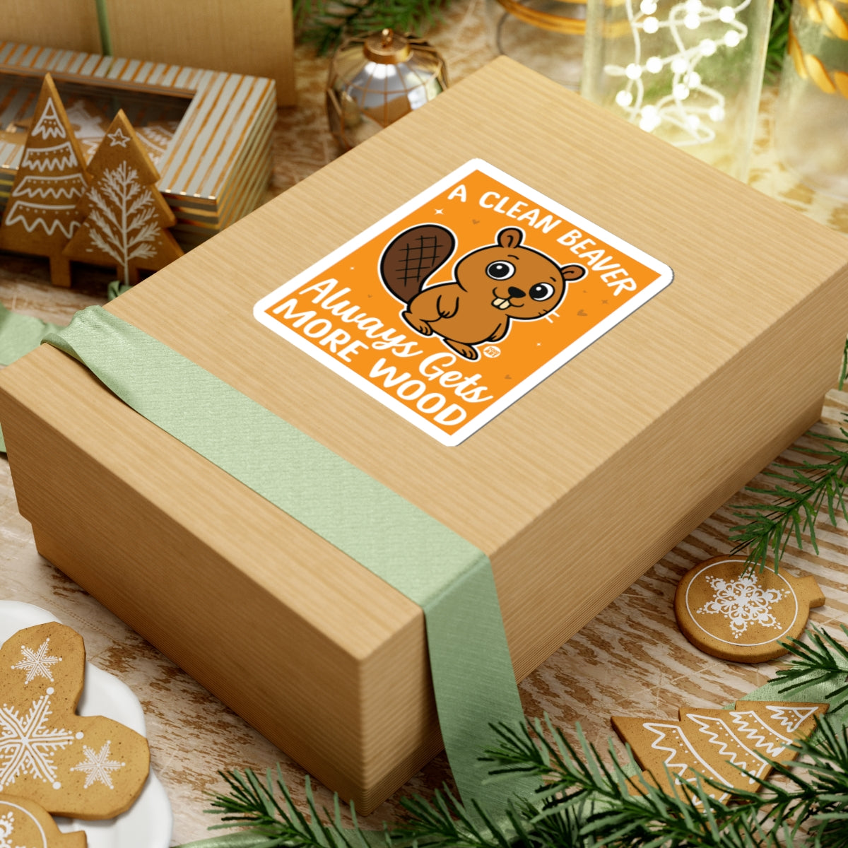 a-clean-beaver-gets-more-wood-sticker