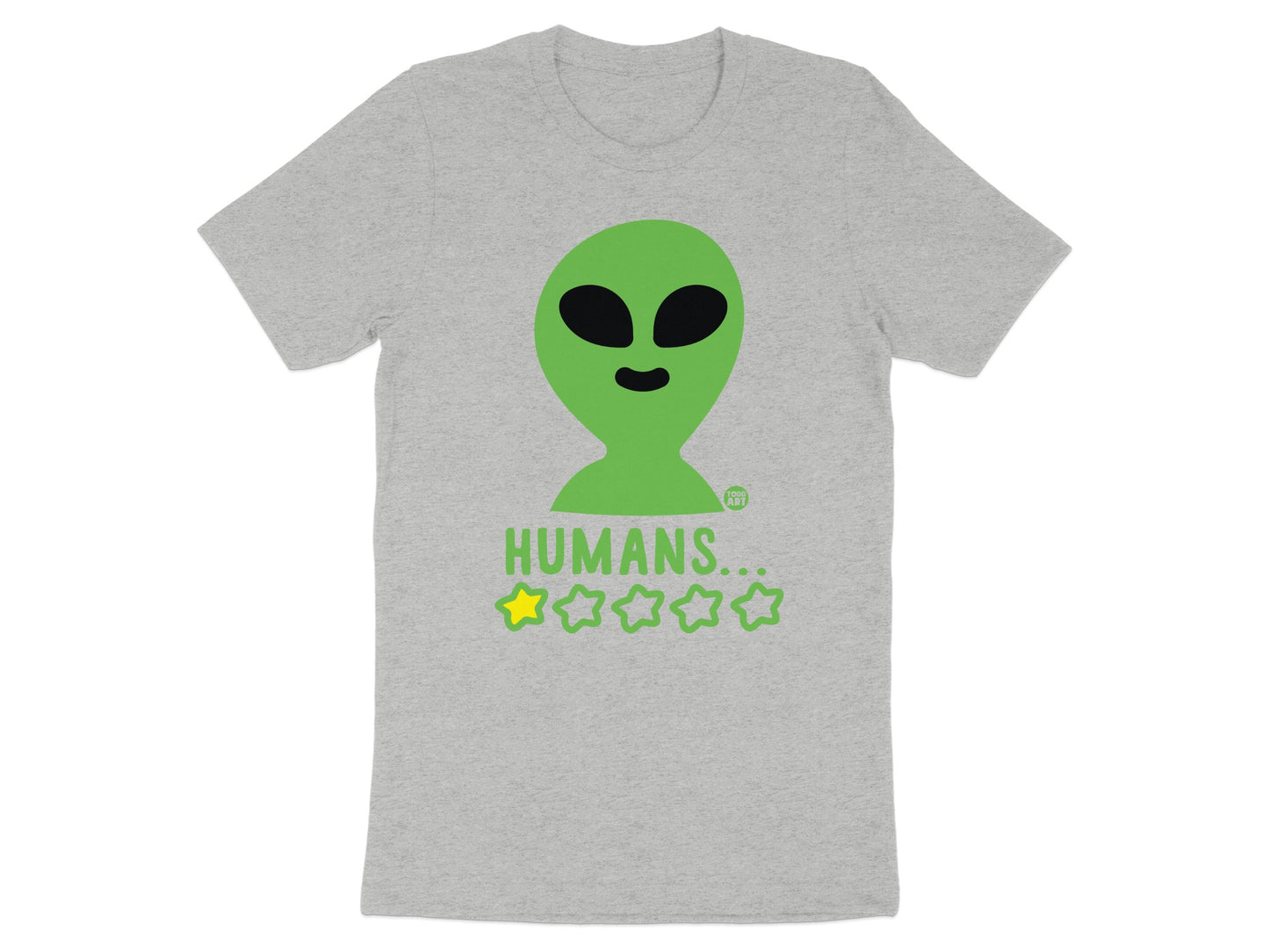 Alien Giving Humans One Star Rating T-Shirt