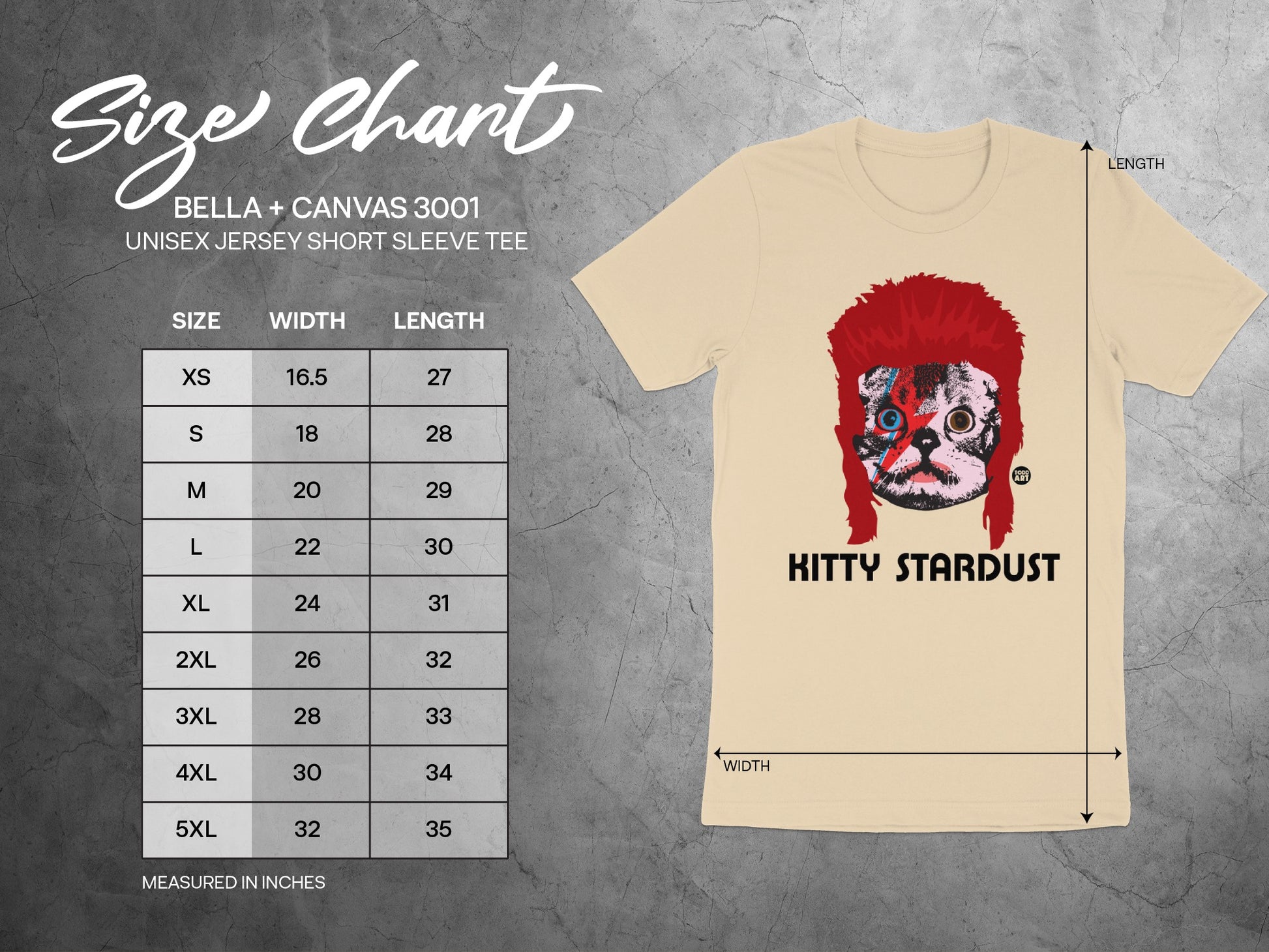 Kitty Stardust Unisex Jersey Short Sleeve Tee