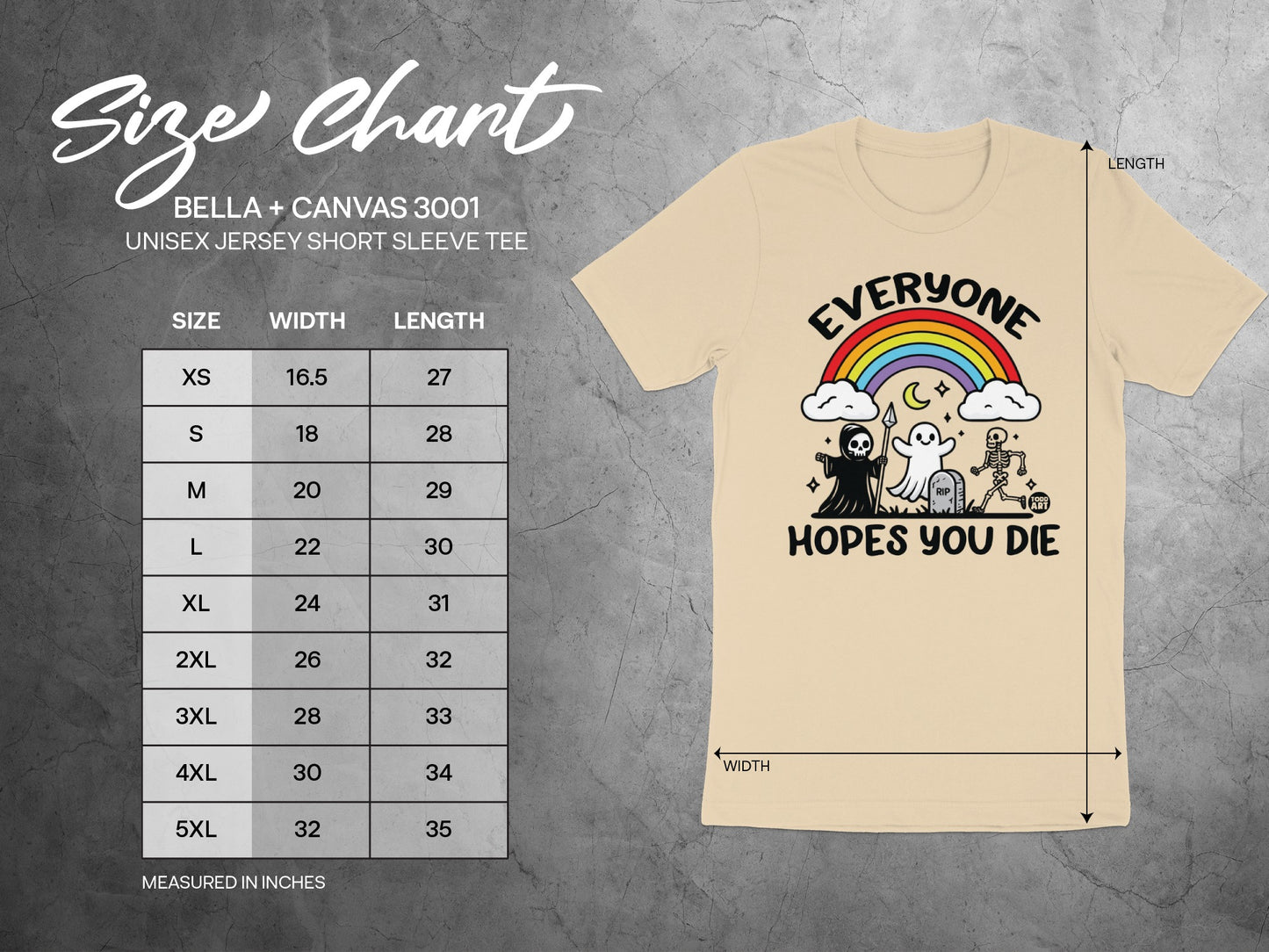Unisex Jersey Short Sleeve Tee Everyone Hopes You Die