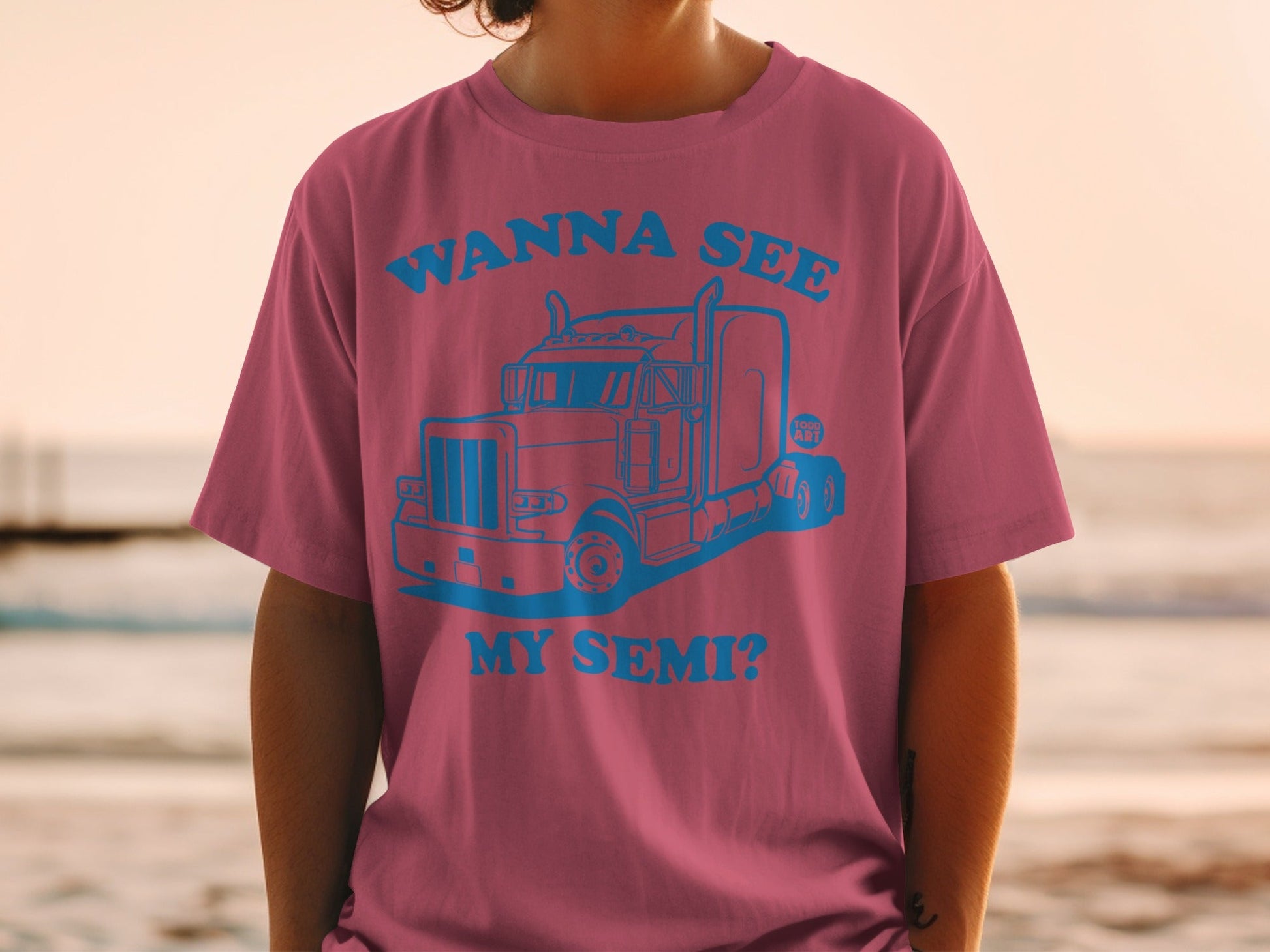 Wanna See My Semi Graphic Tee Shirt