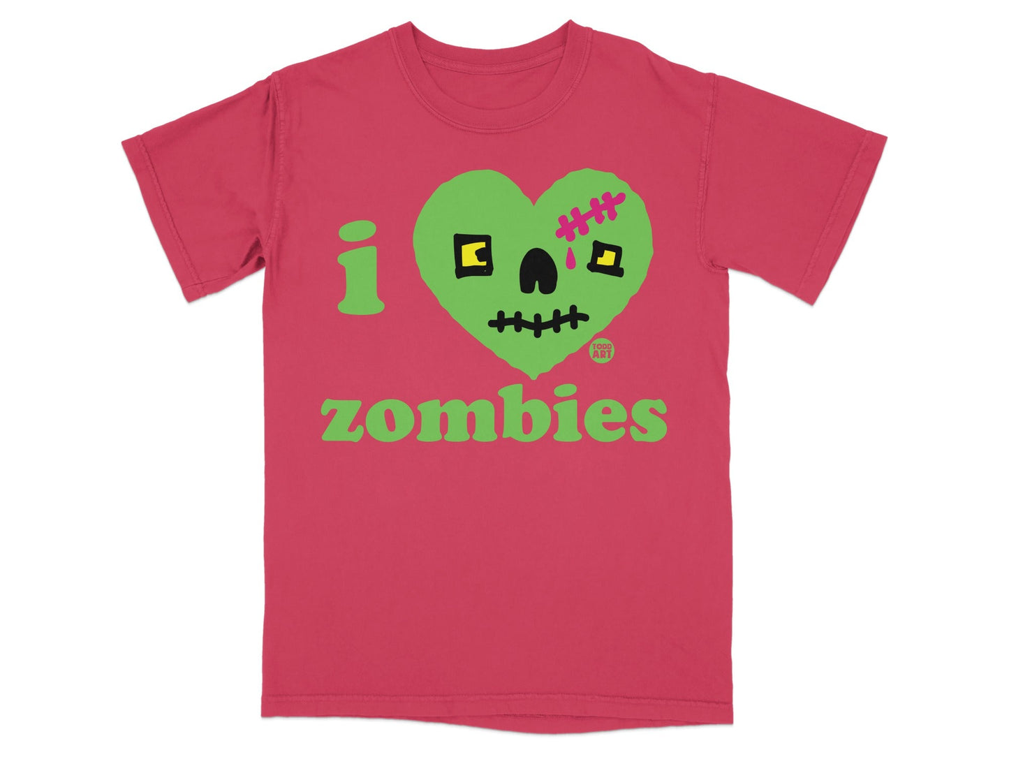 I Heart Zombies Graphic T-Shirt Perfect for Zombie Fans