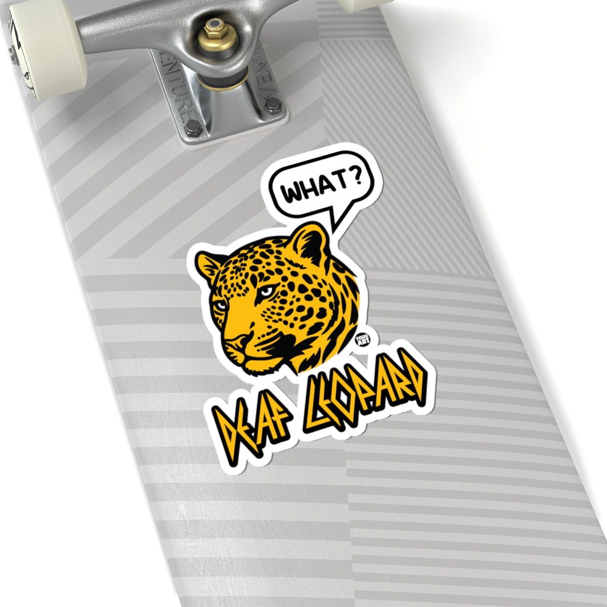 Def LeopardTodd Art Sticker