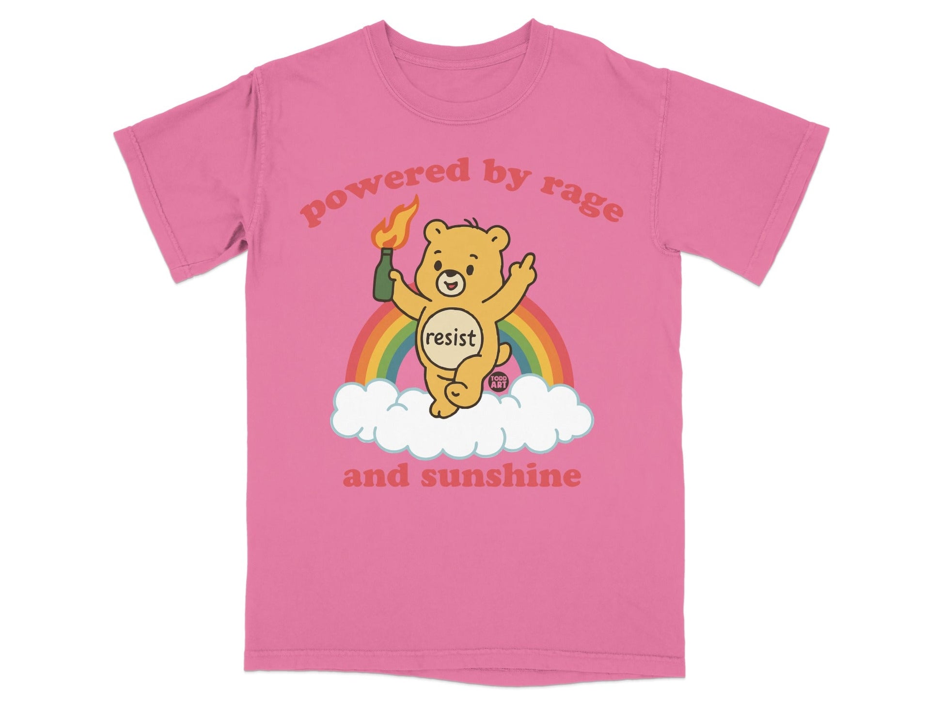 Powered By Rage And Sunshine Resist T-Shirt